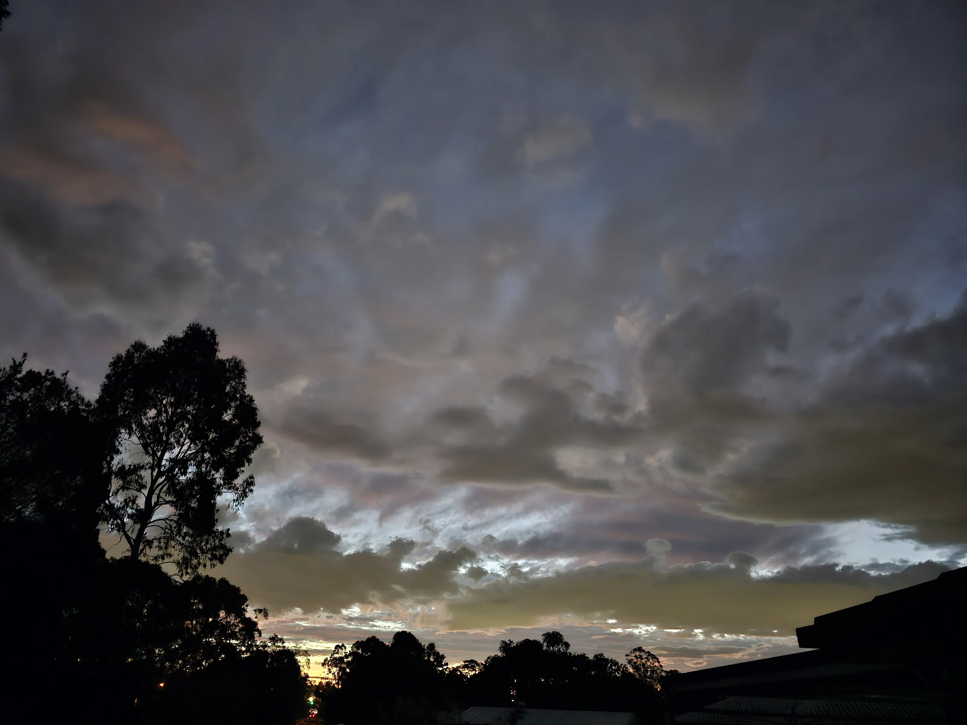 Clouds at night