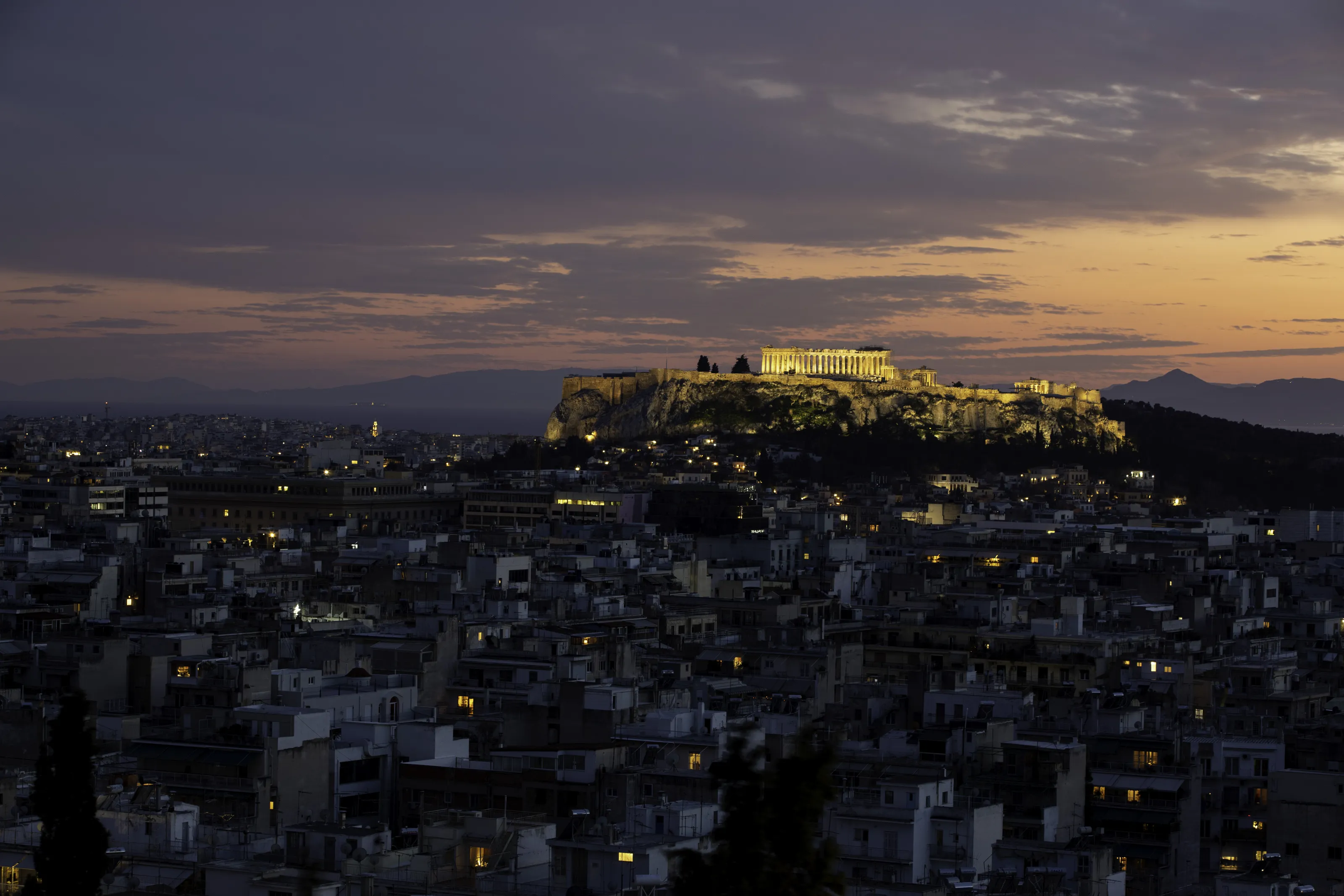 Athenean sunset