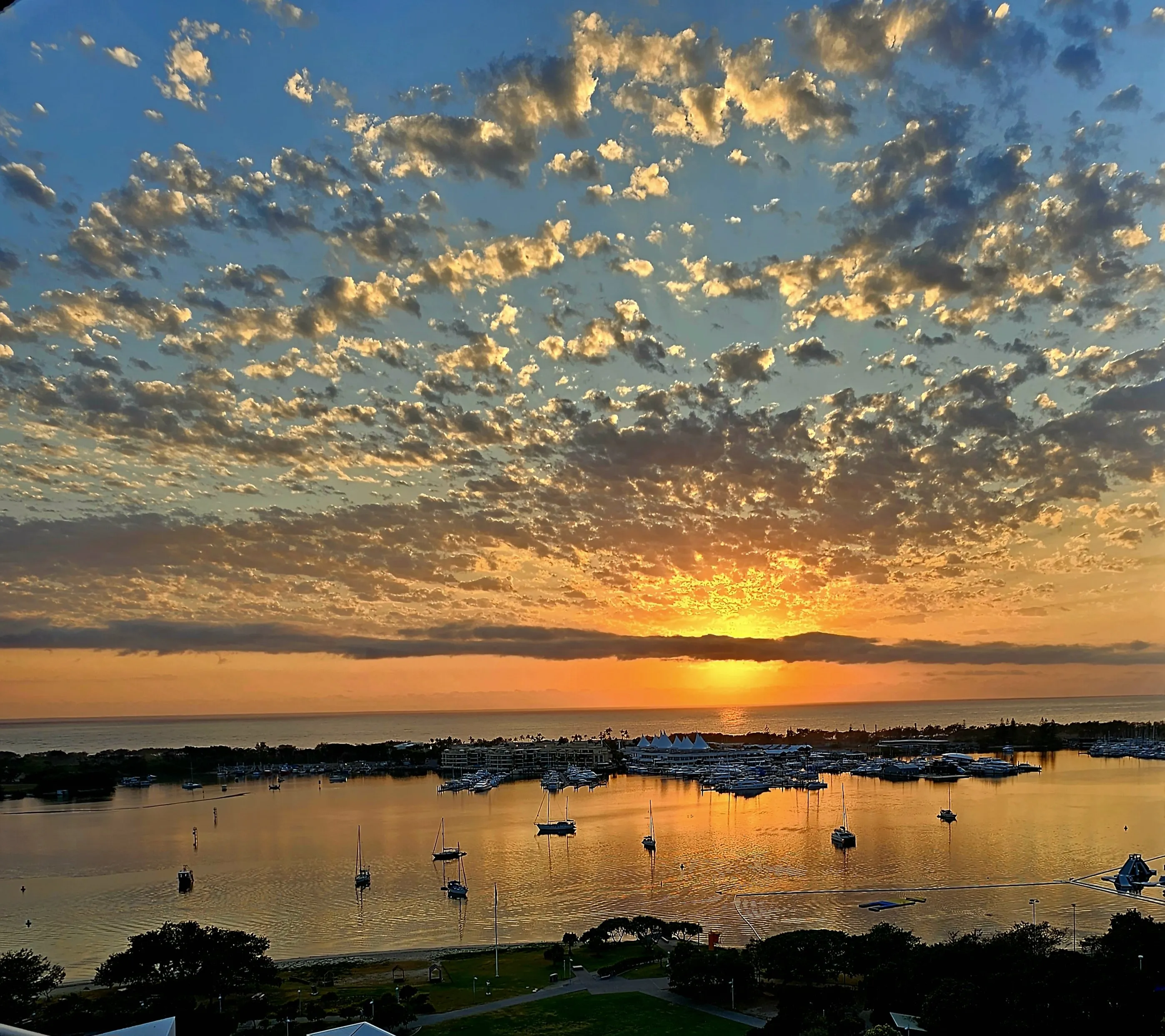 Sunrise on the Gold Coast.