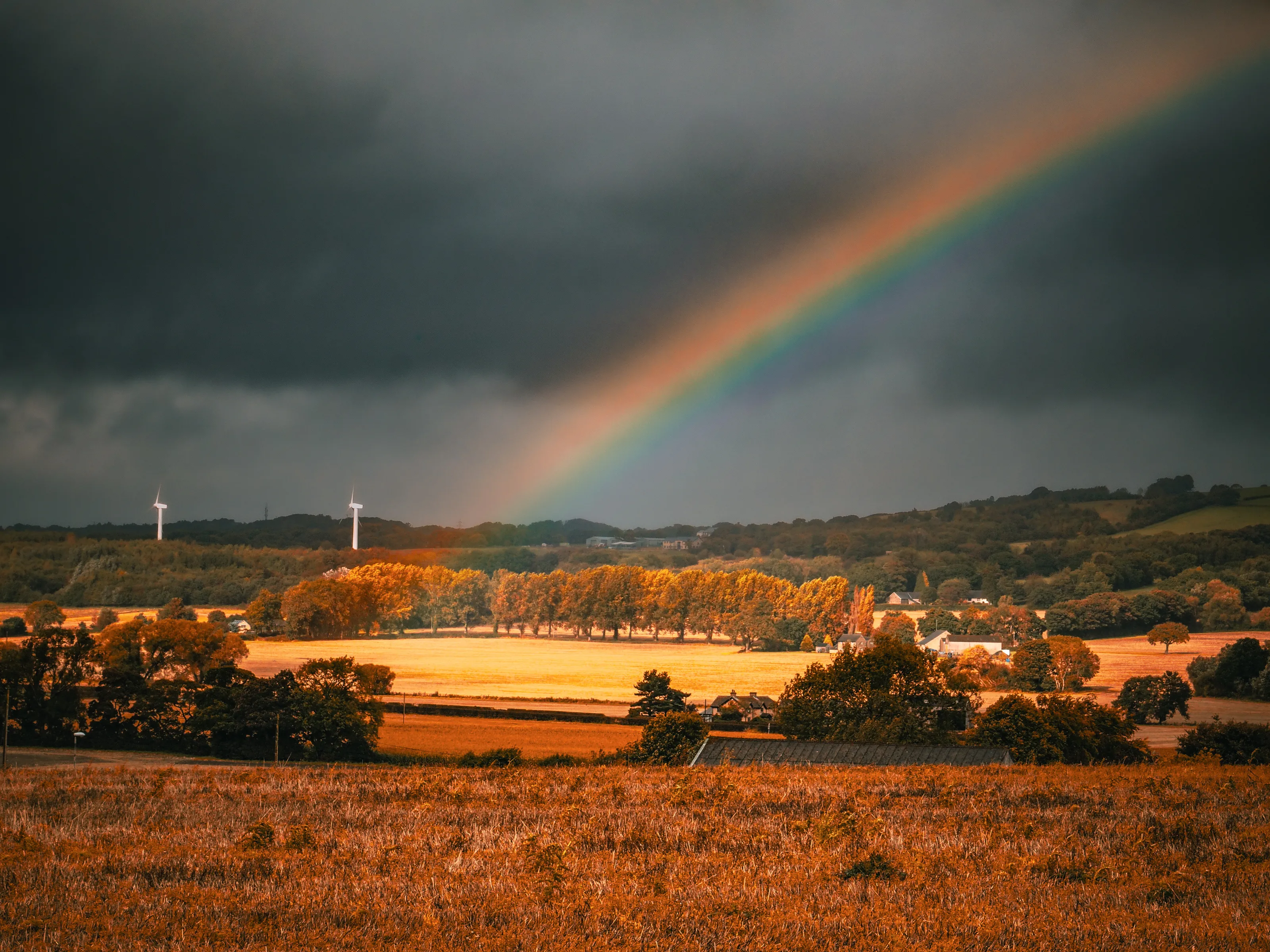 Rainbow hill.