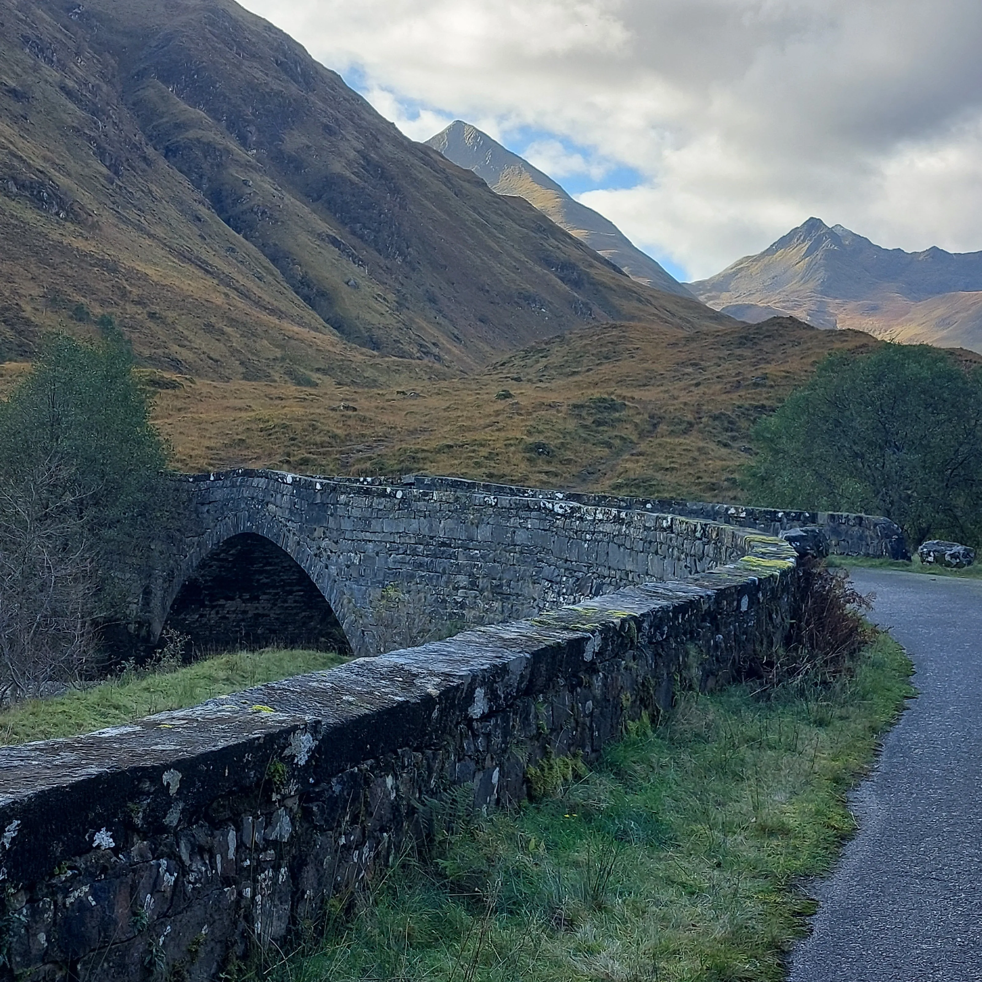 Scottish highland bridge to serenity