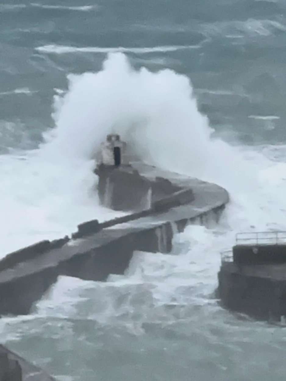 Stormy weather portreath