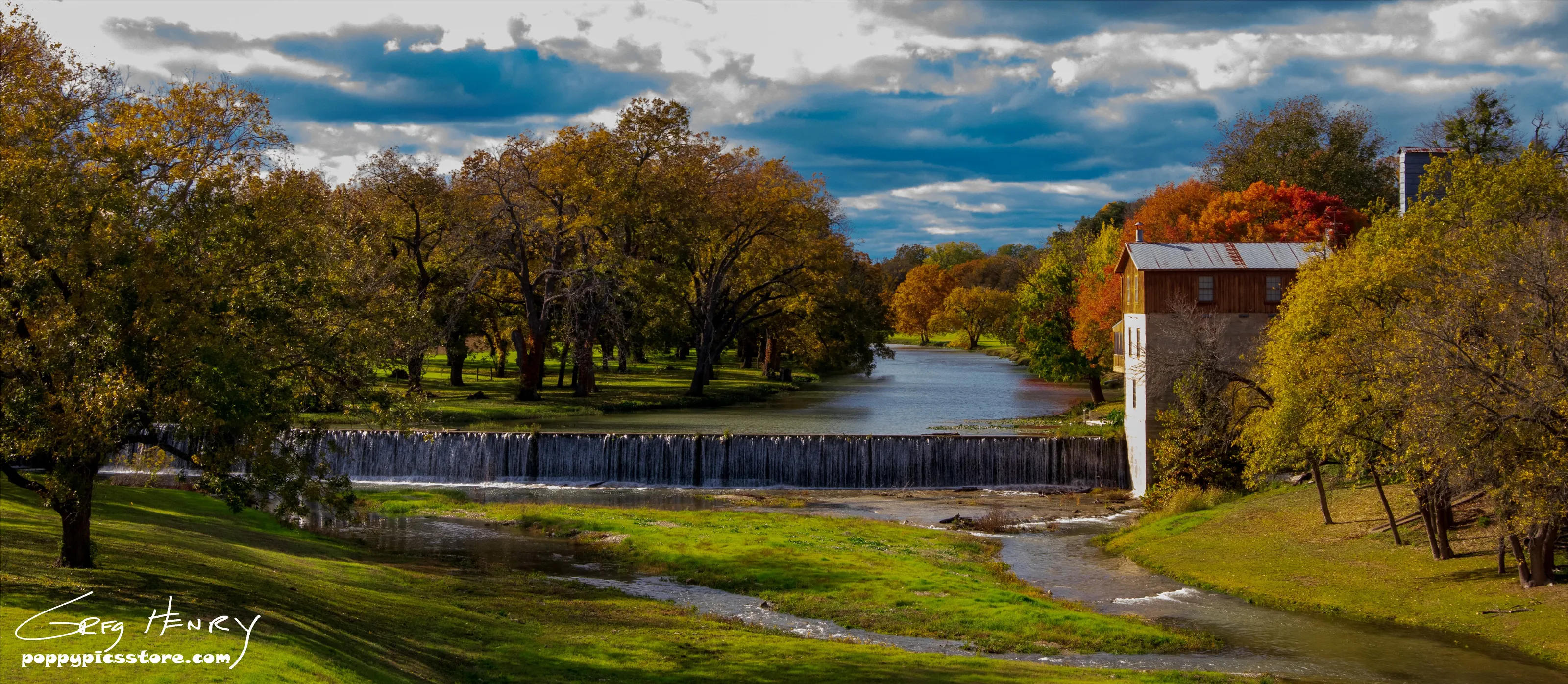 Mill House & Dam at Summers Mill, Belton Texas (s)