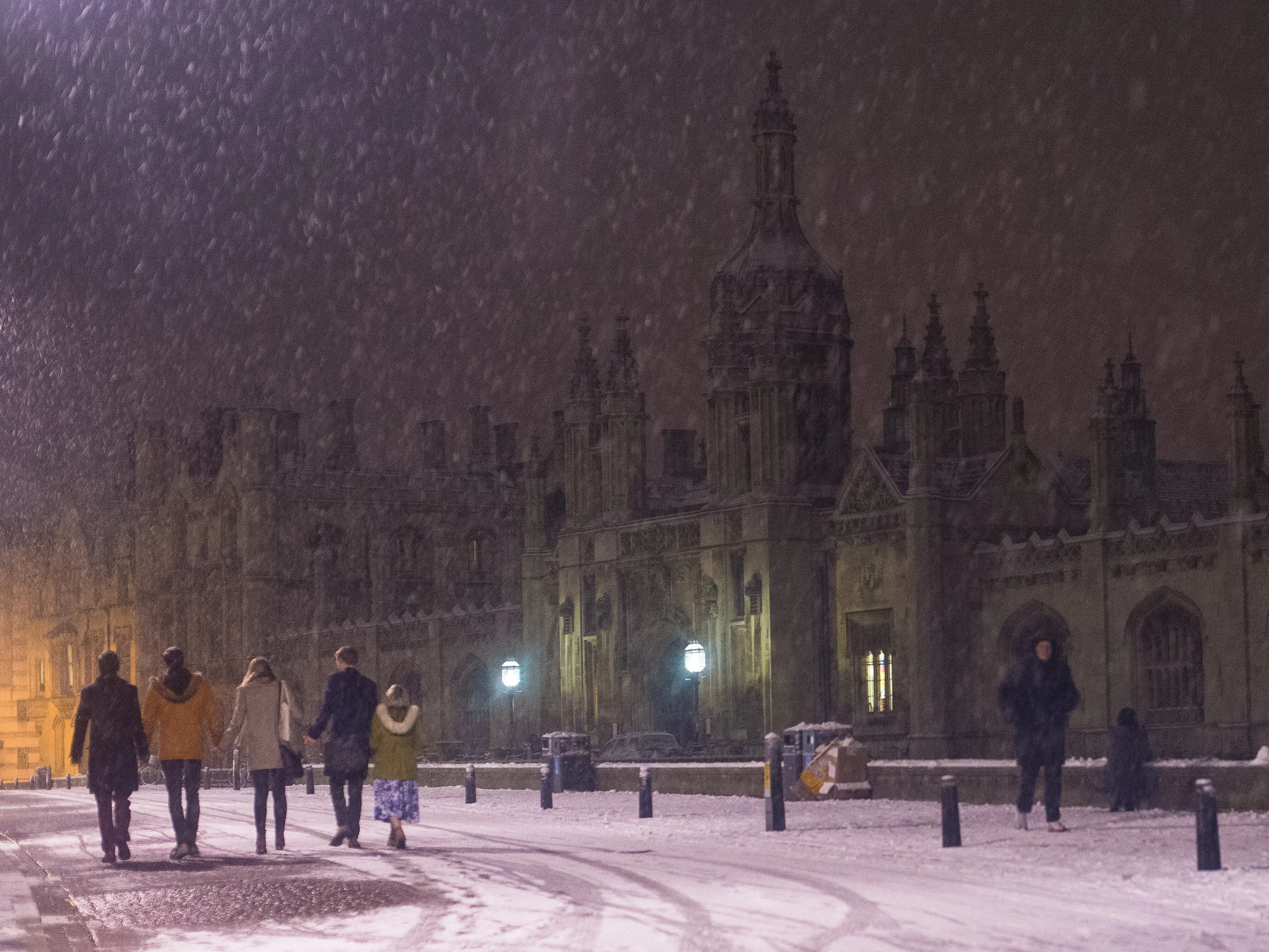 The snow doesn't give a soft white damn whom it touches