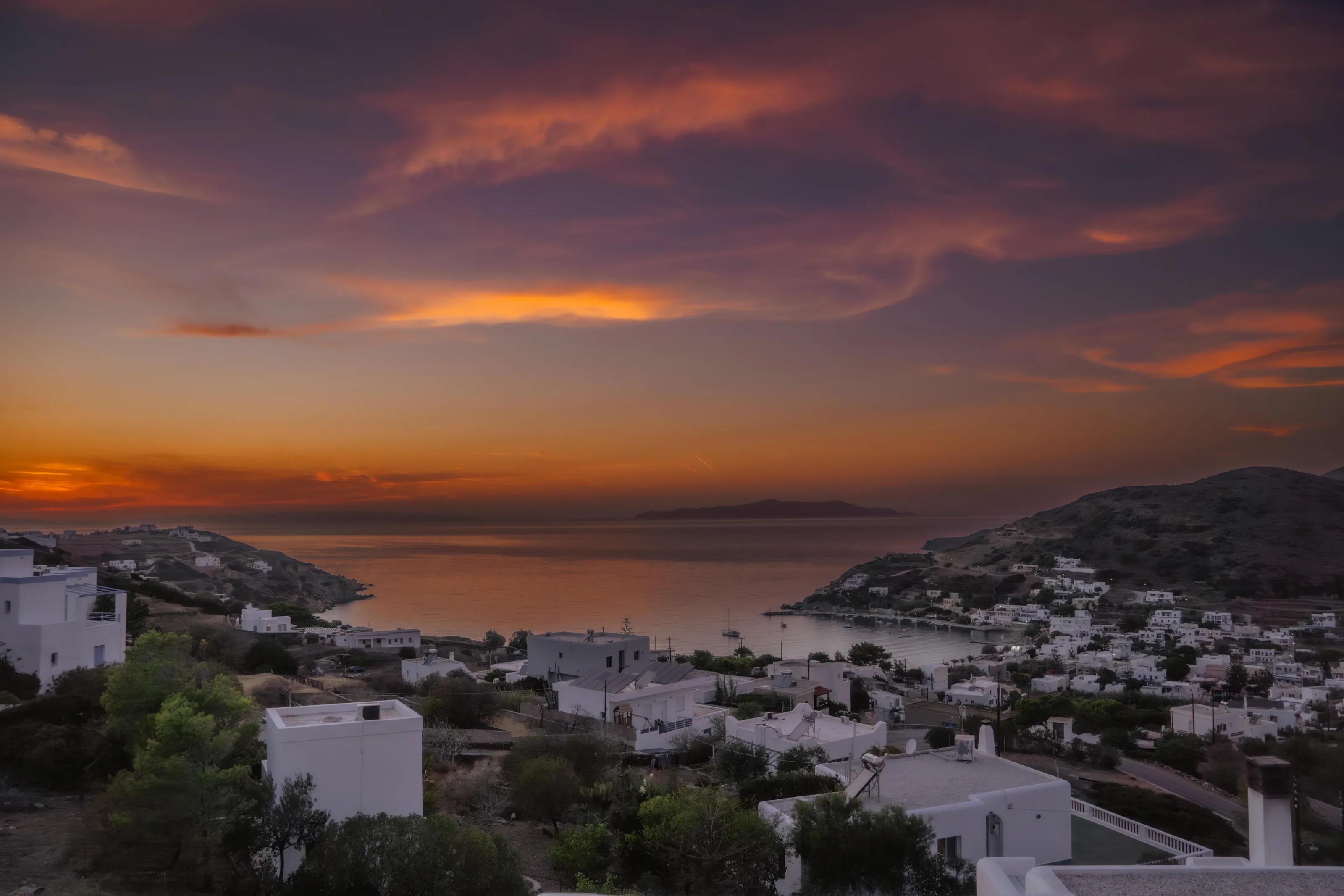 Sunset sky