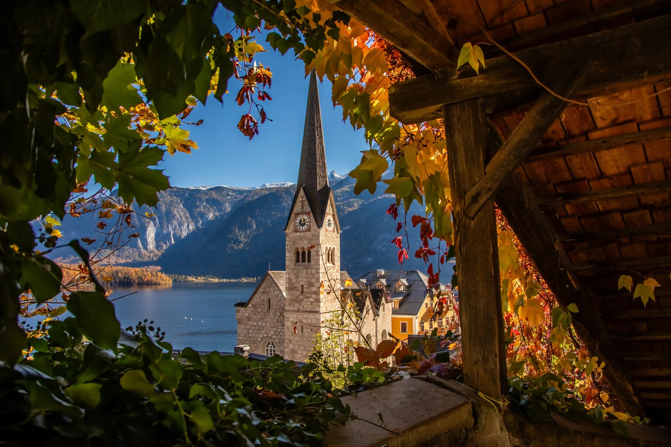 Autumn church