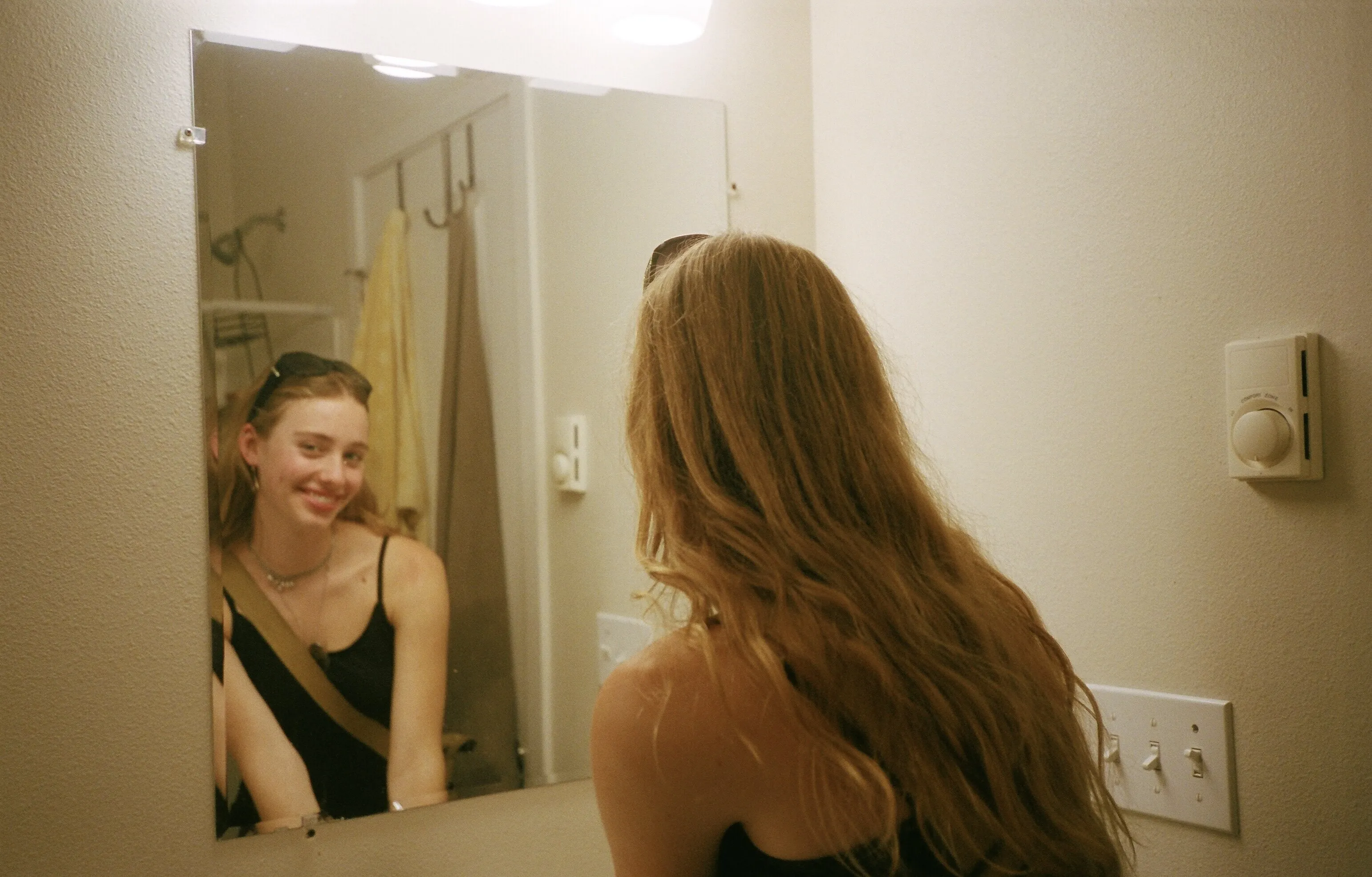 Phoebe in the Bathroom