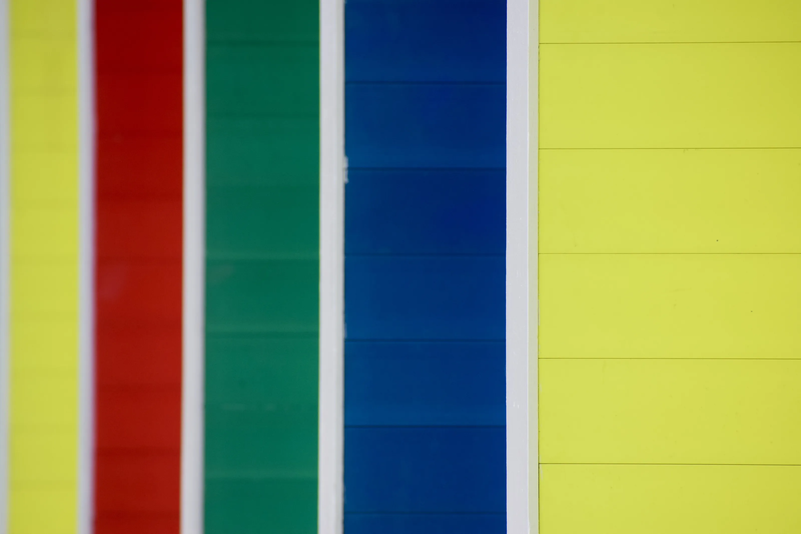 Beach hut brights