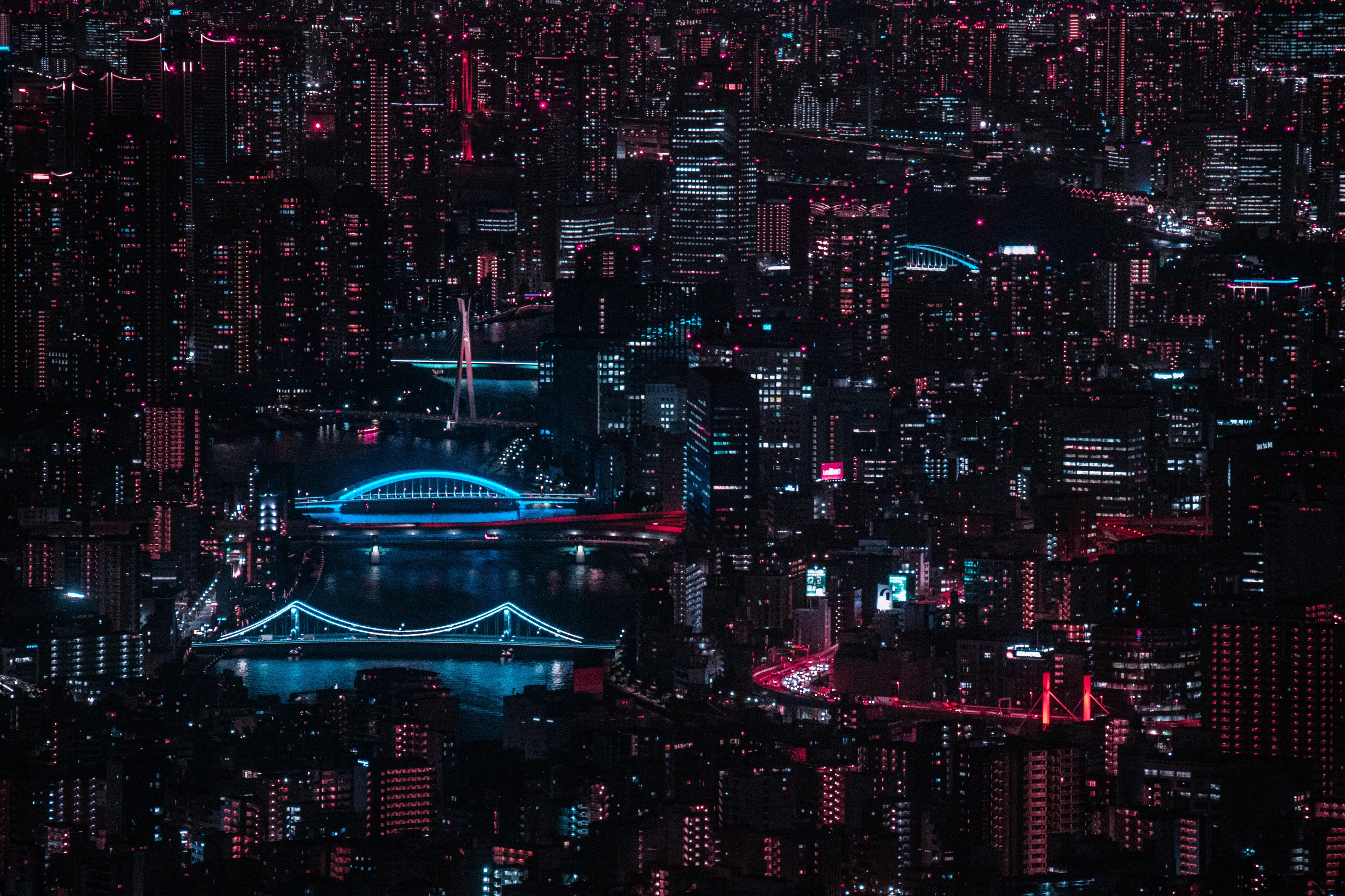 Three bridges in Tokyo