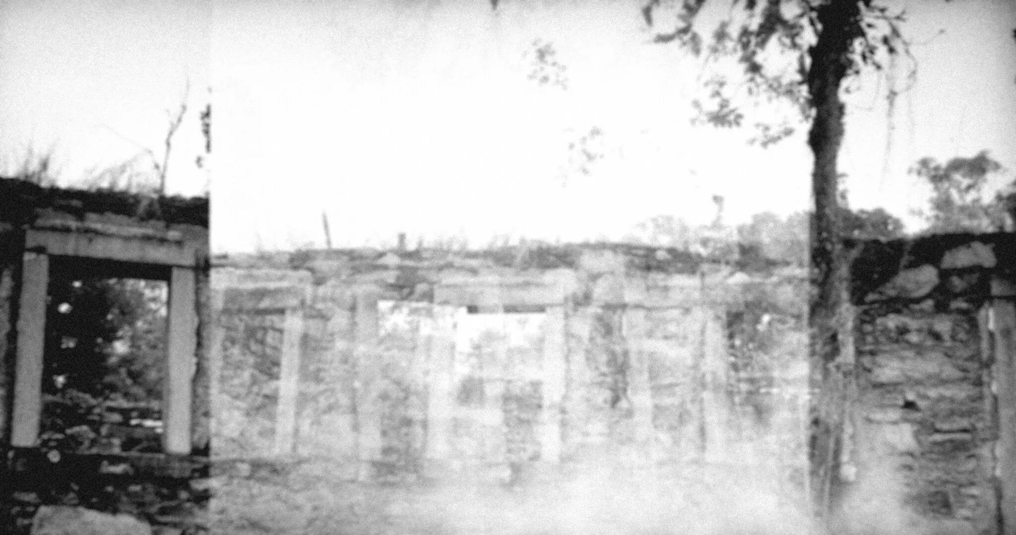Demolished house