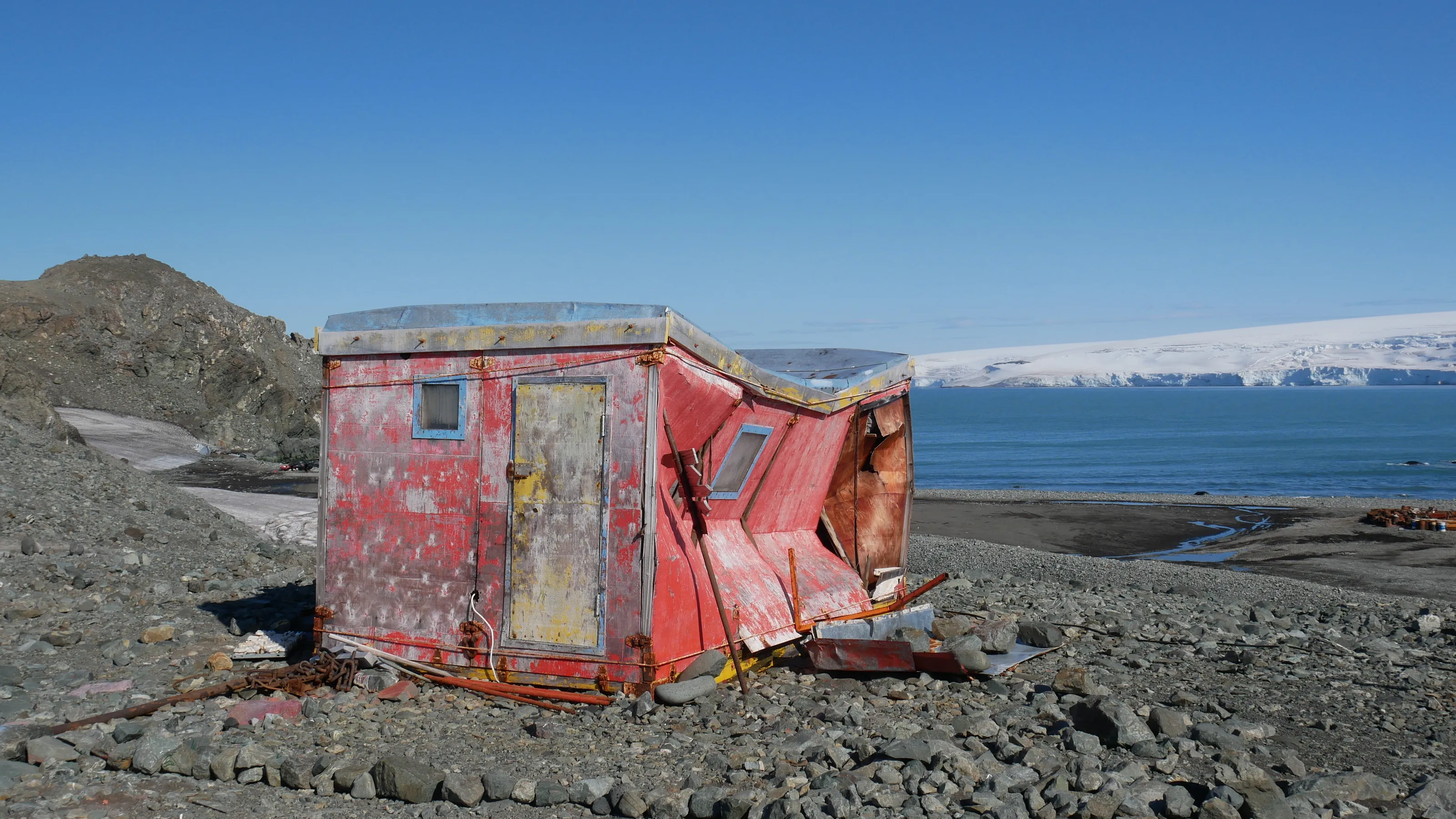 First Bulgarian presence in Antarctica - Russian "baraka" on the Livingston Island