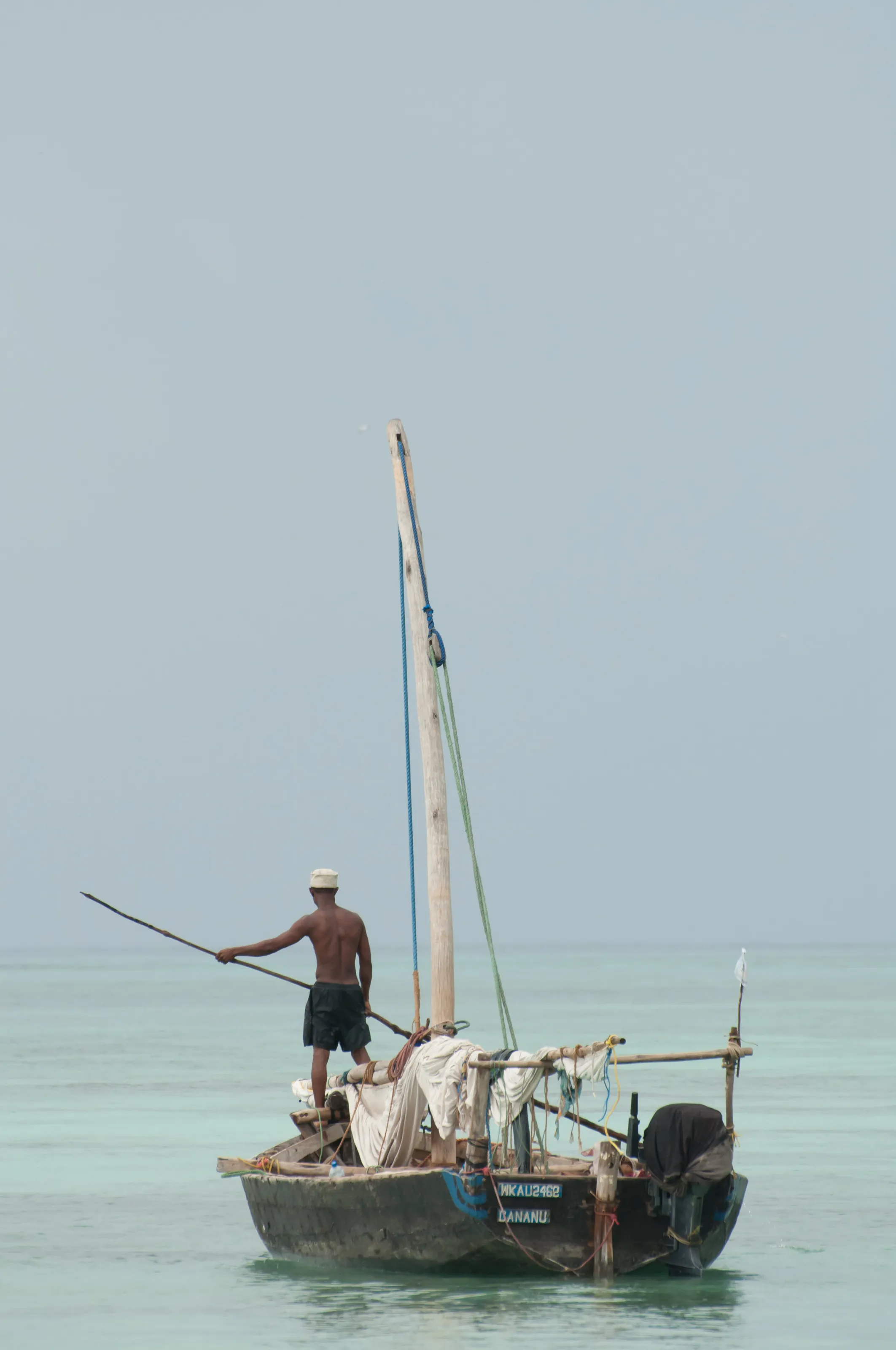 Fisherman on Dhow