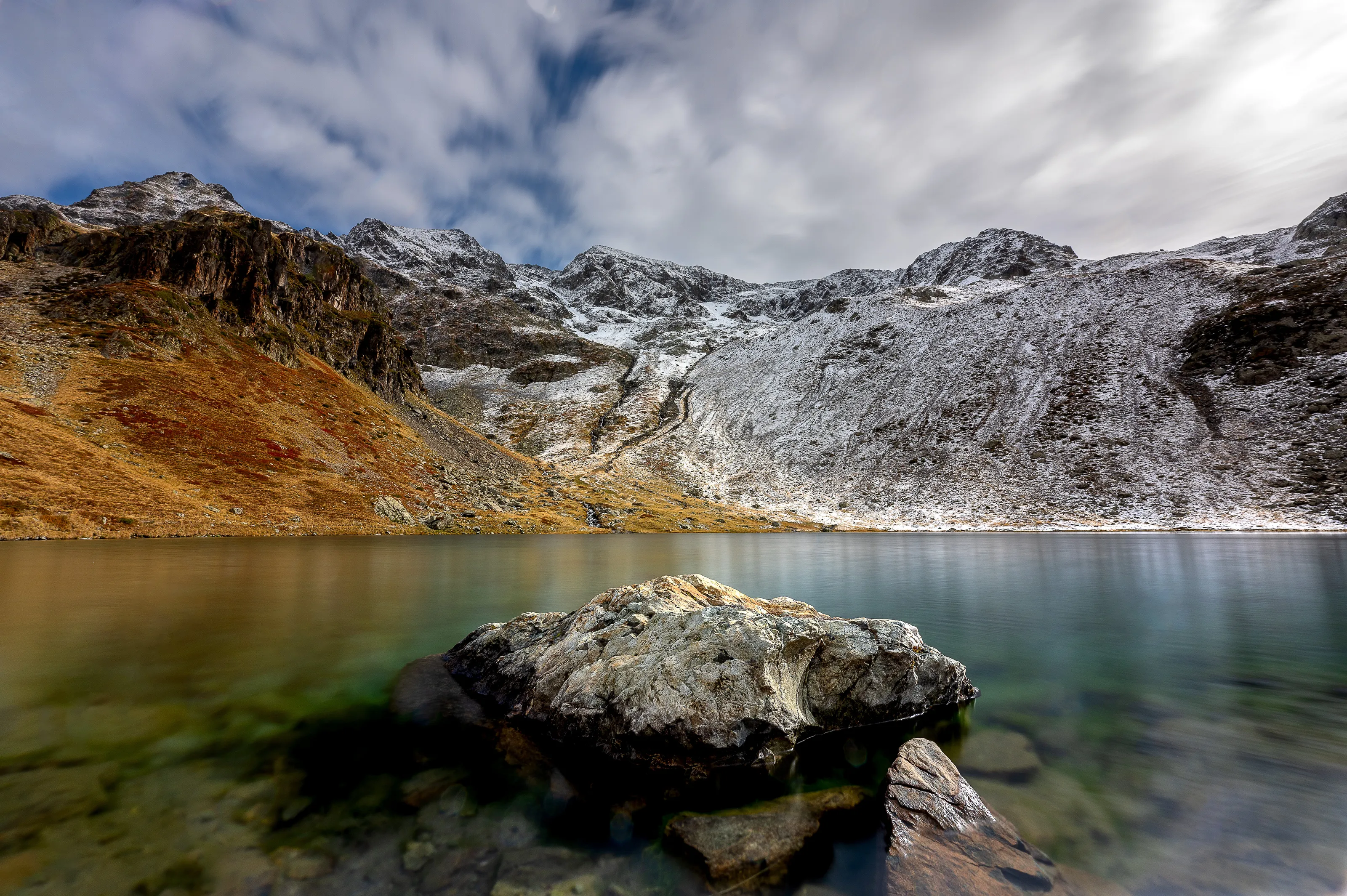 Winter chasing autumn away