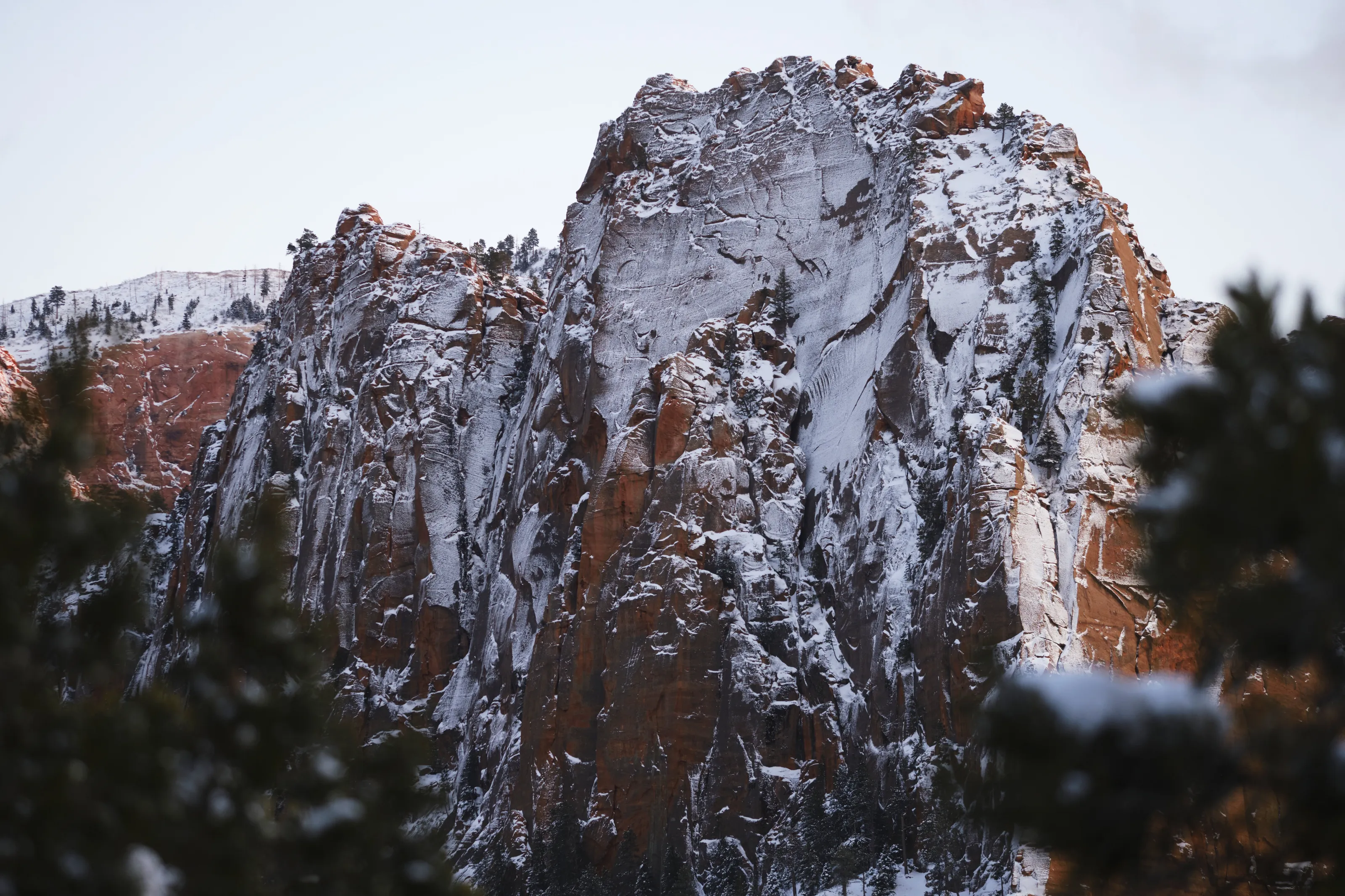 Utah Red Rocks Snowfall
