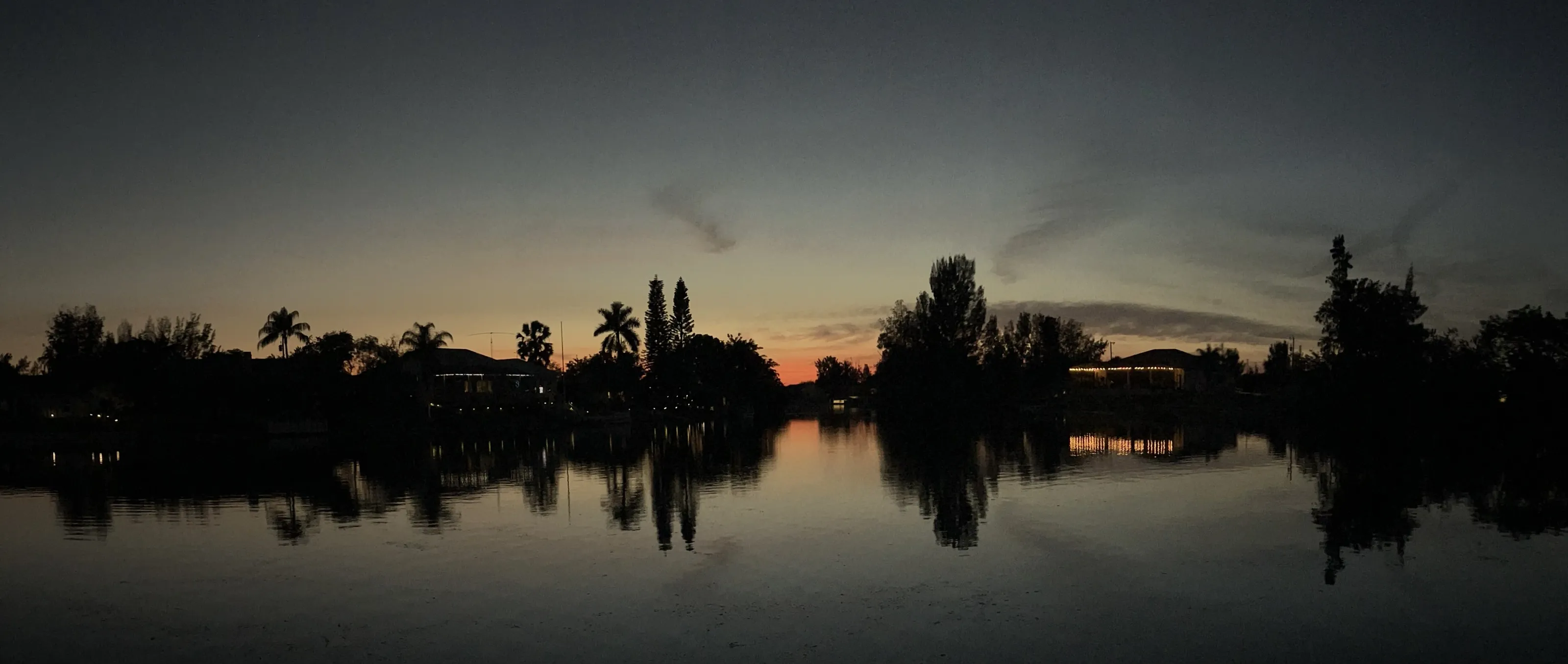 Lake Sunset Panoramic