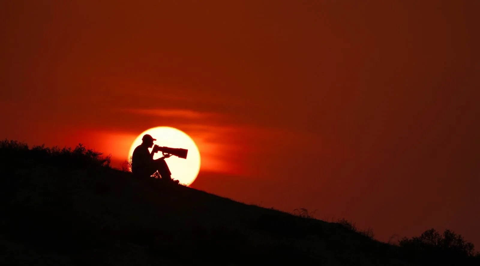The majestic sunset