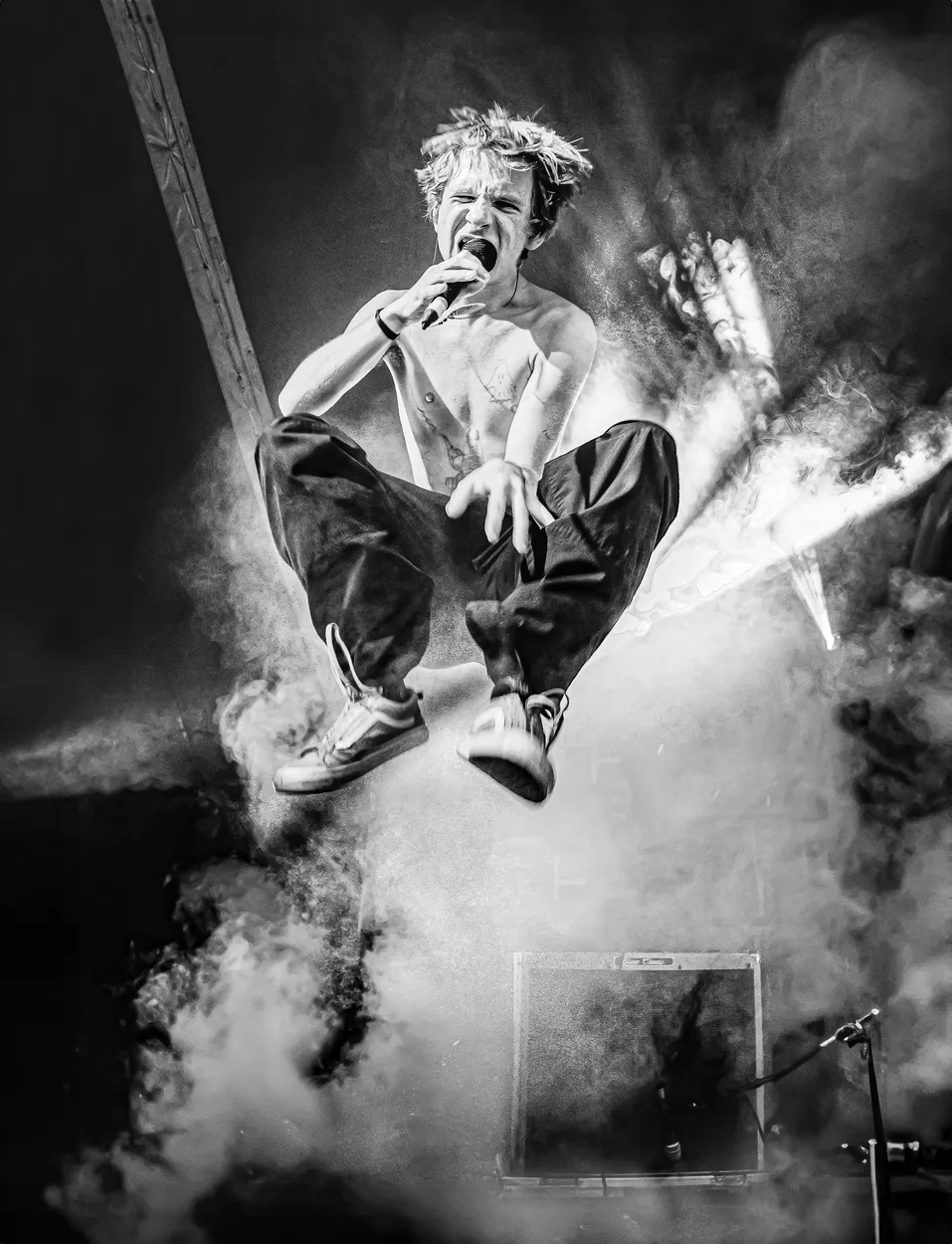 Energetic frontman