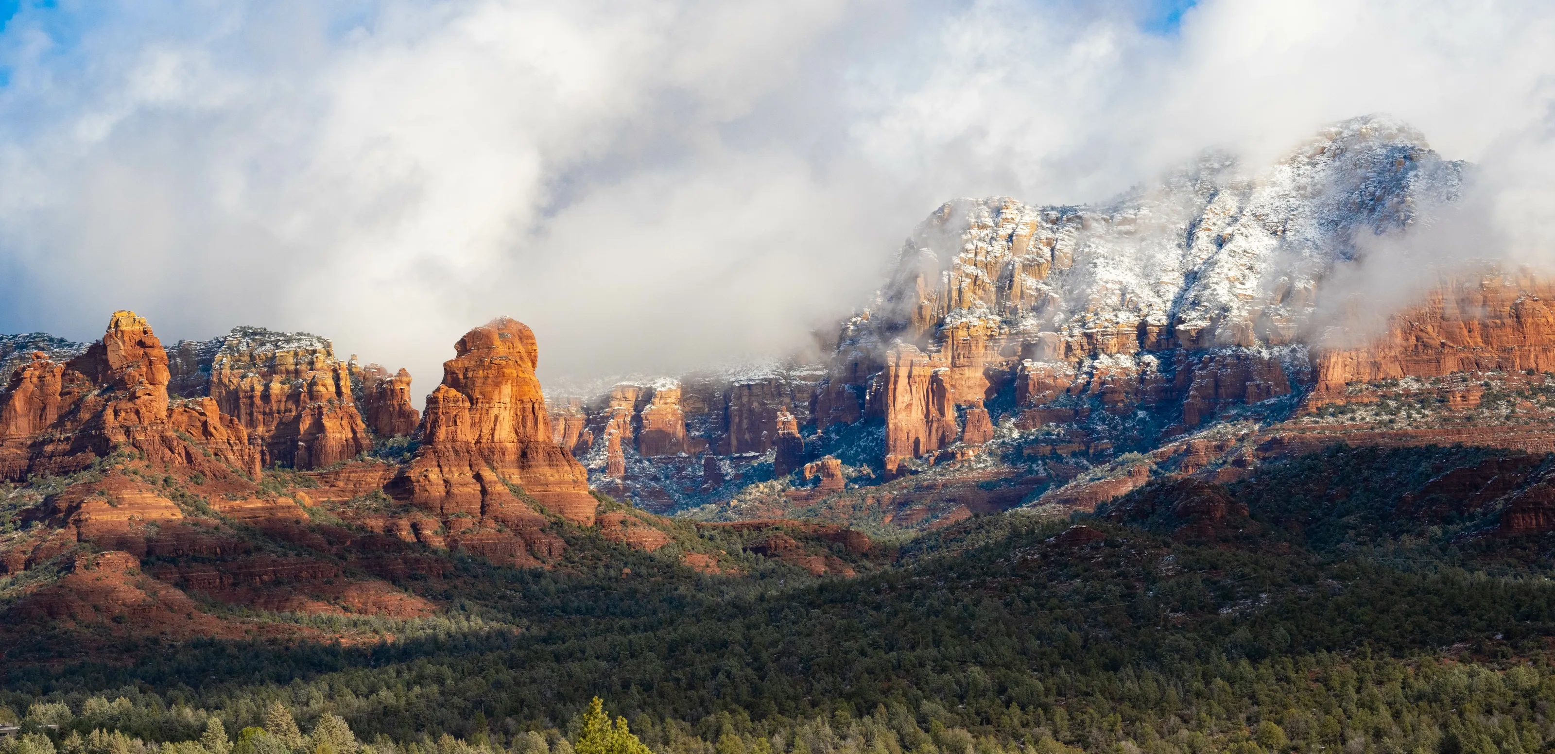 Wintery Day in Sedona,  Arizona