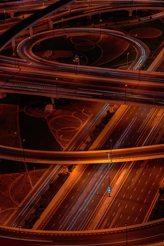 Dubai at night