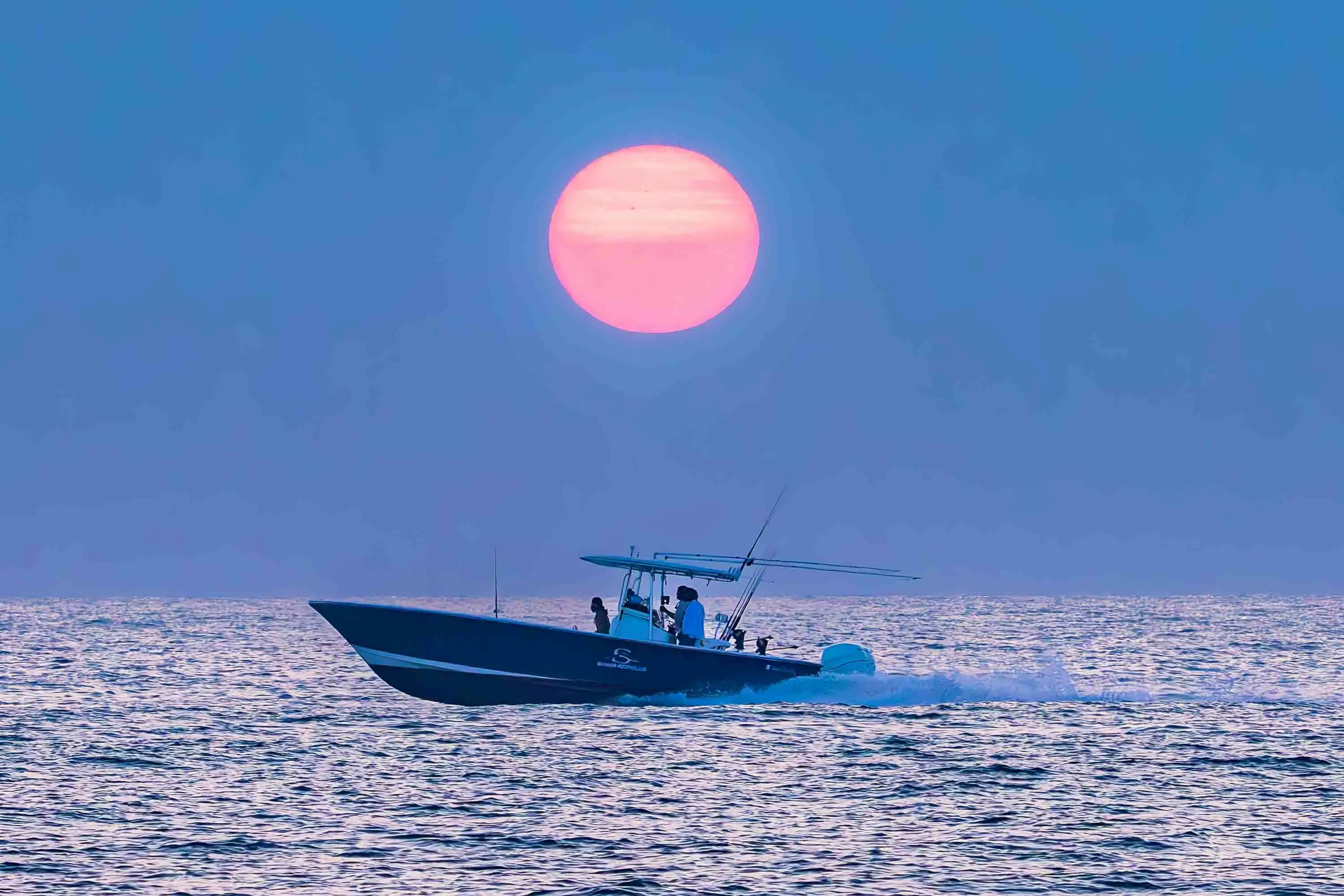 Sunrise Fishing Boat
