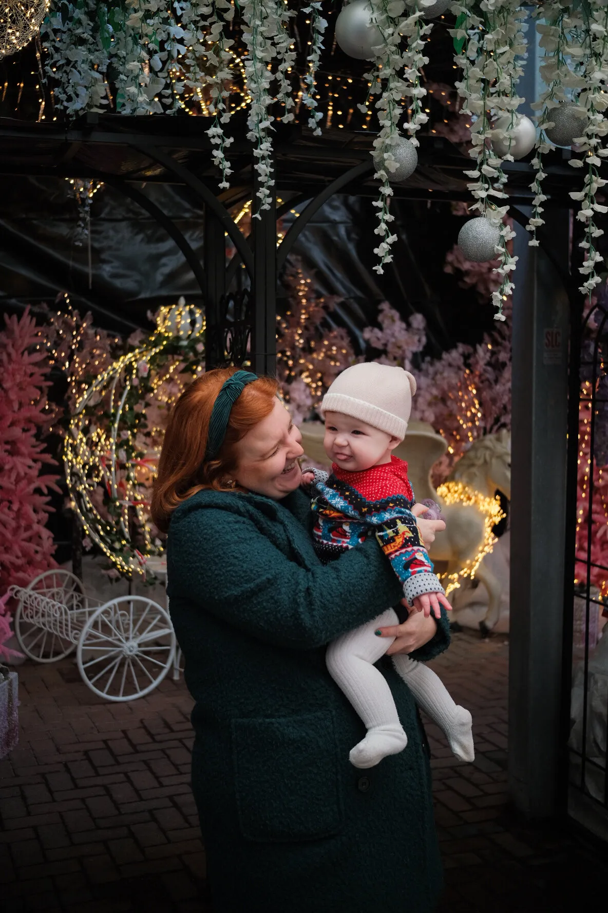 Wife and daughter Christmas