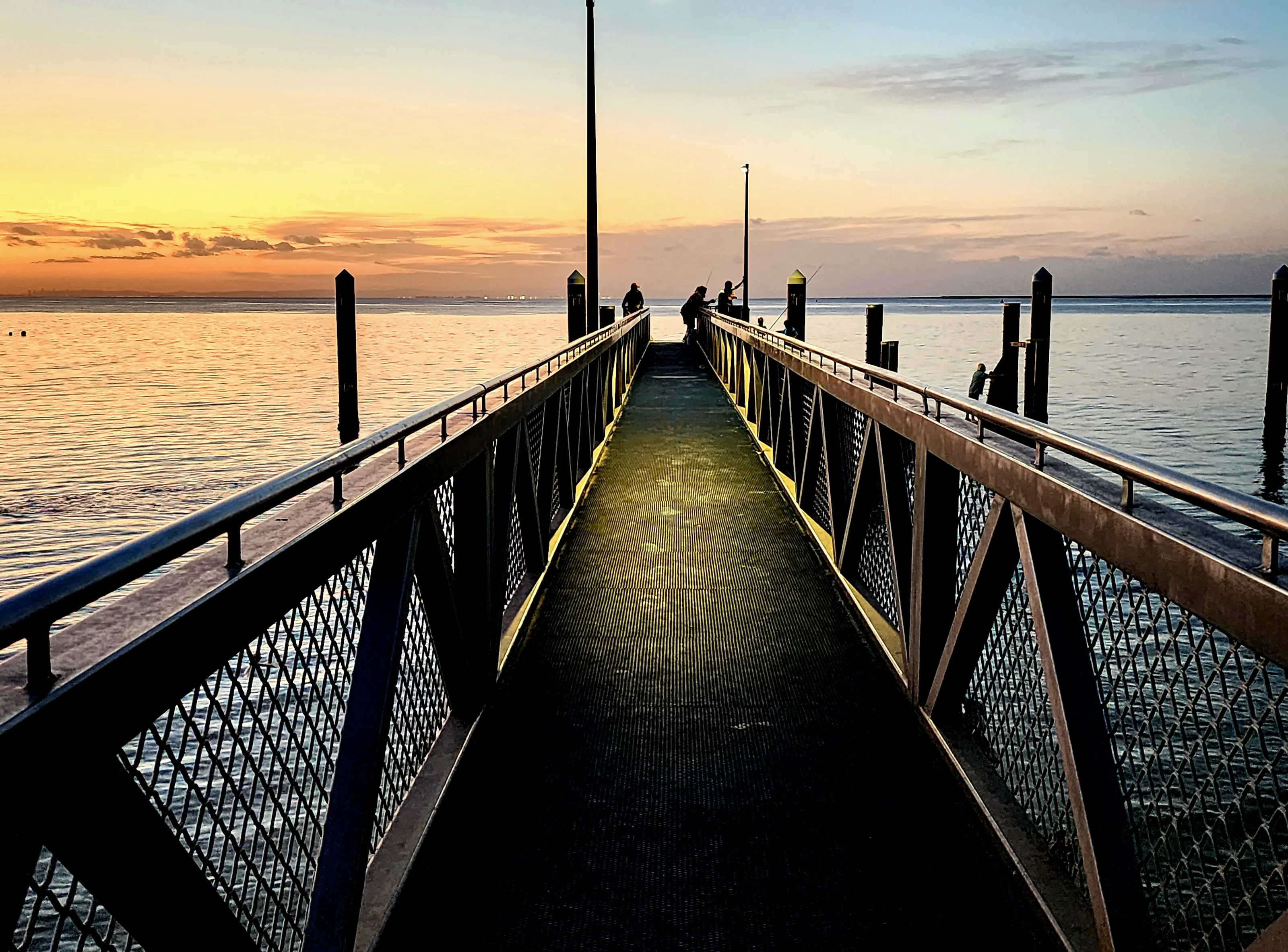 Fishing at Sunset