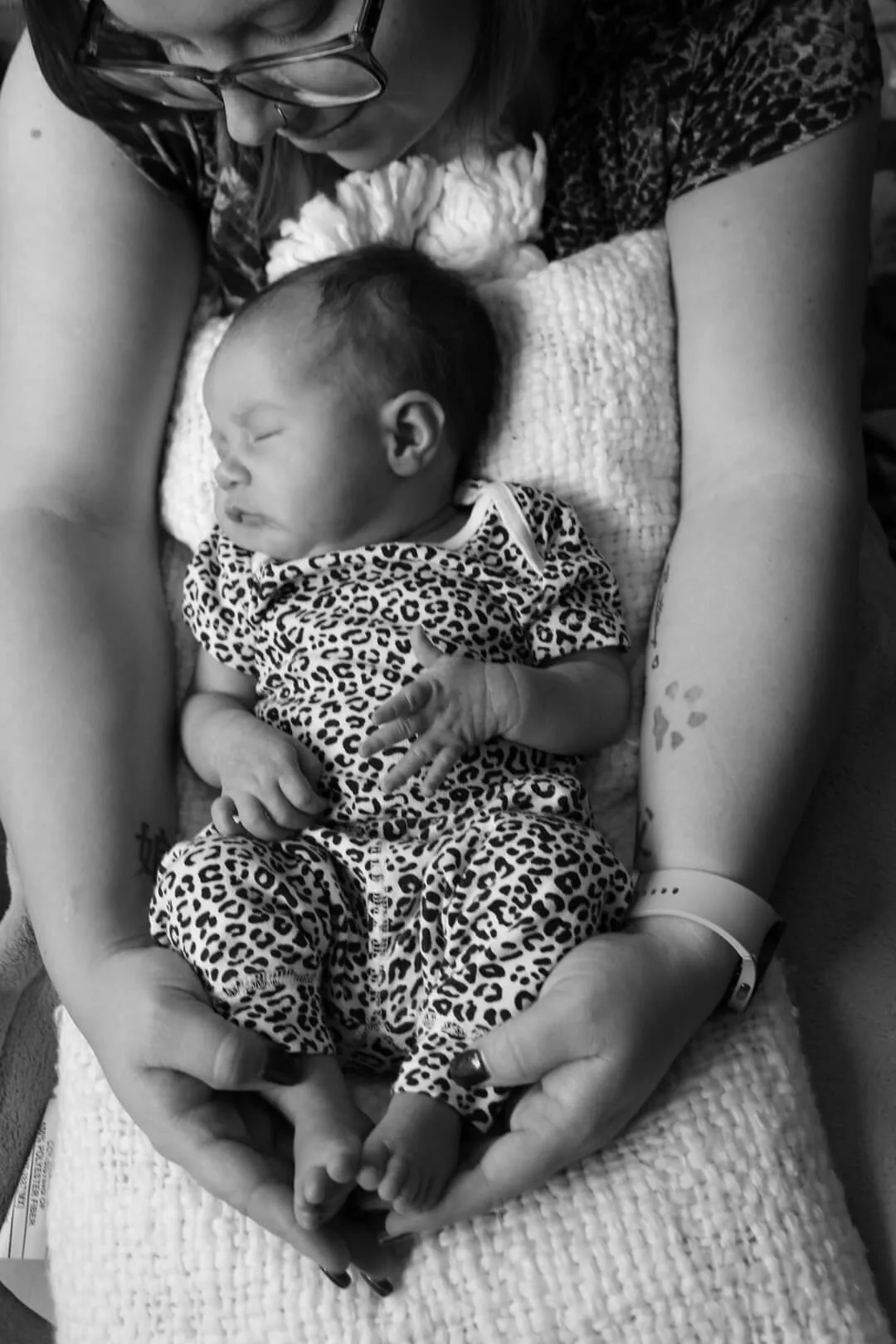 Baby girl and Mom