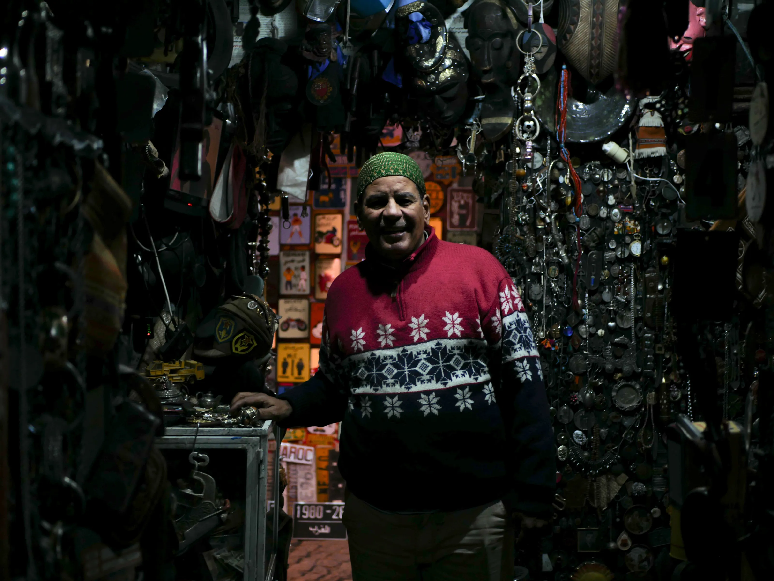 A second generation shop owner in Marrakech, Morocco