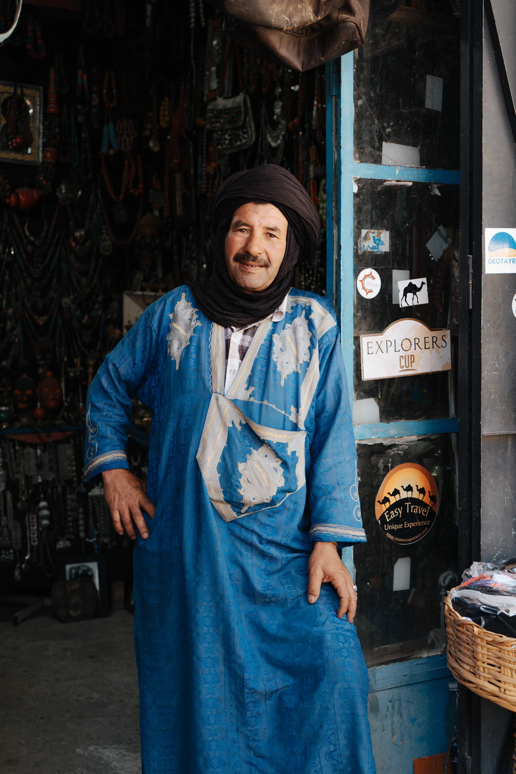 Berber Shop Owner in the Sahara