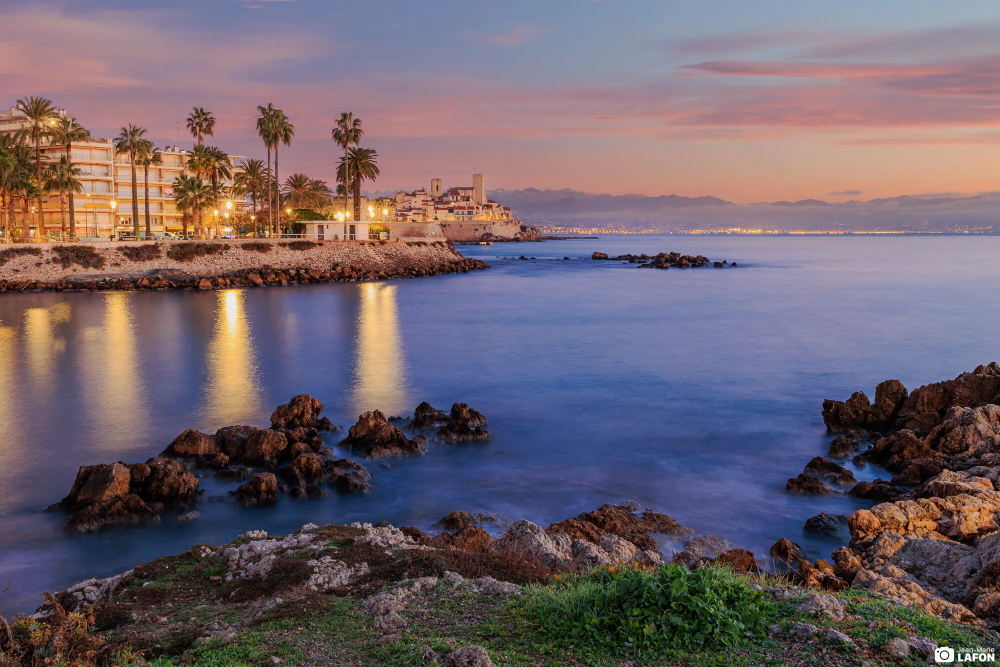 Sunrise on Antibes (French Riviera)