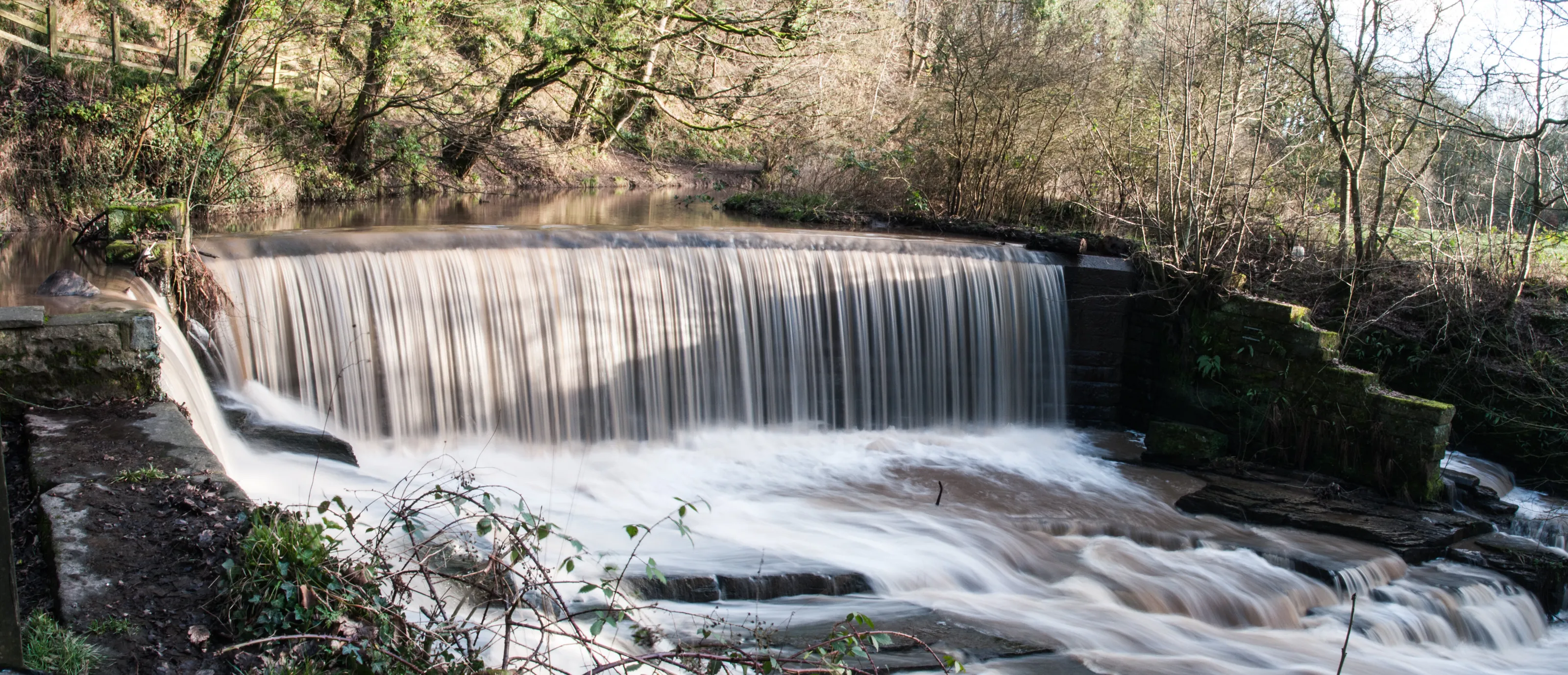 River Yarrow - Weir & Fish Ladder