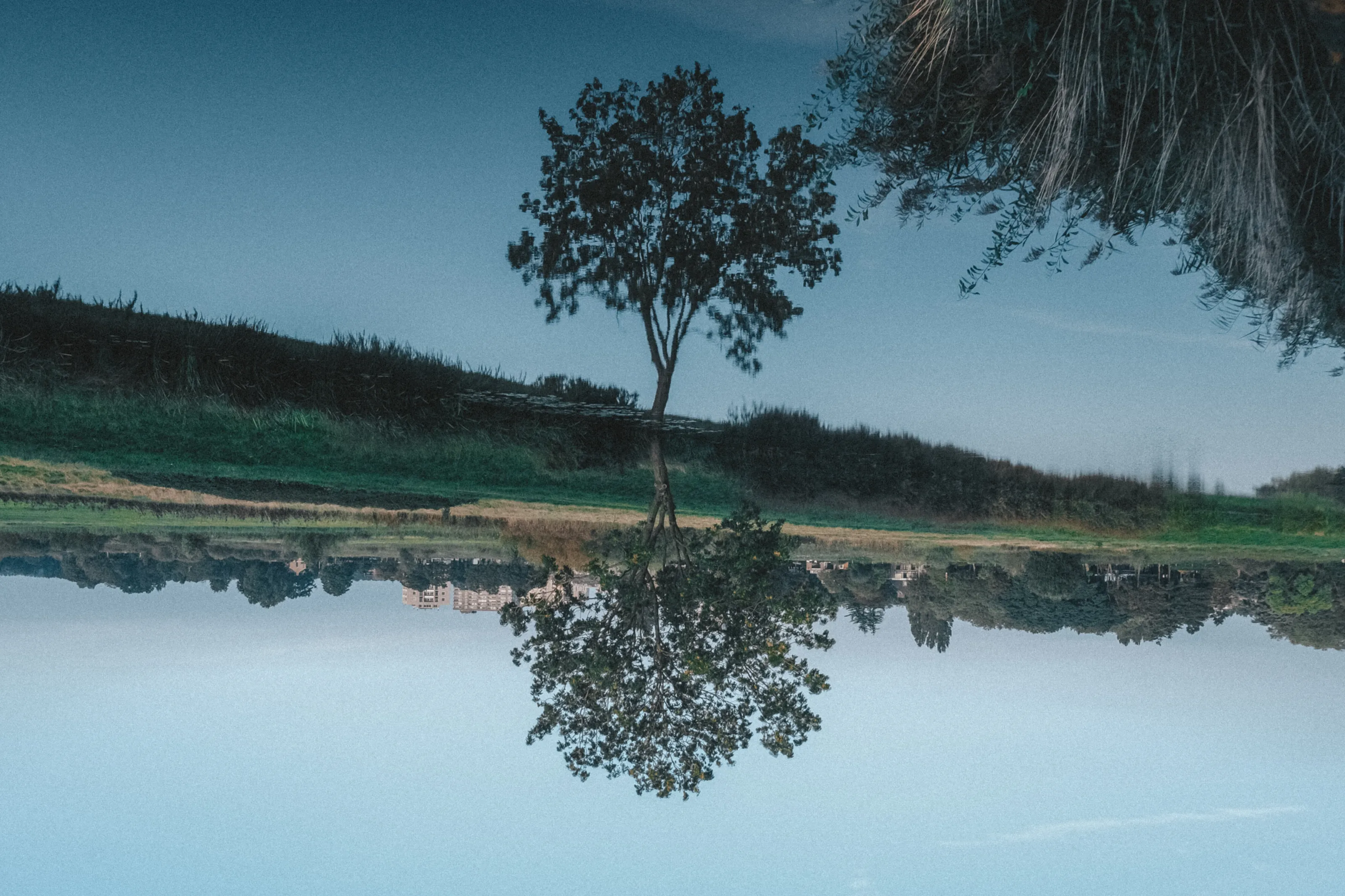 Upside down