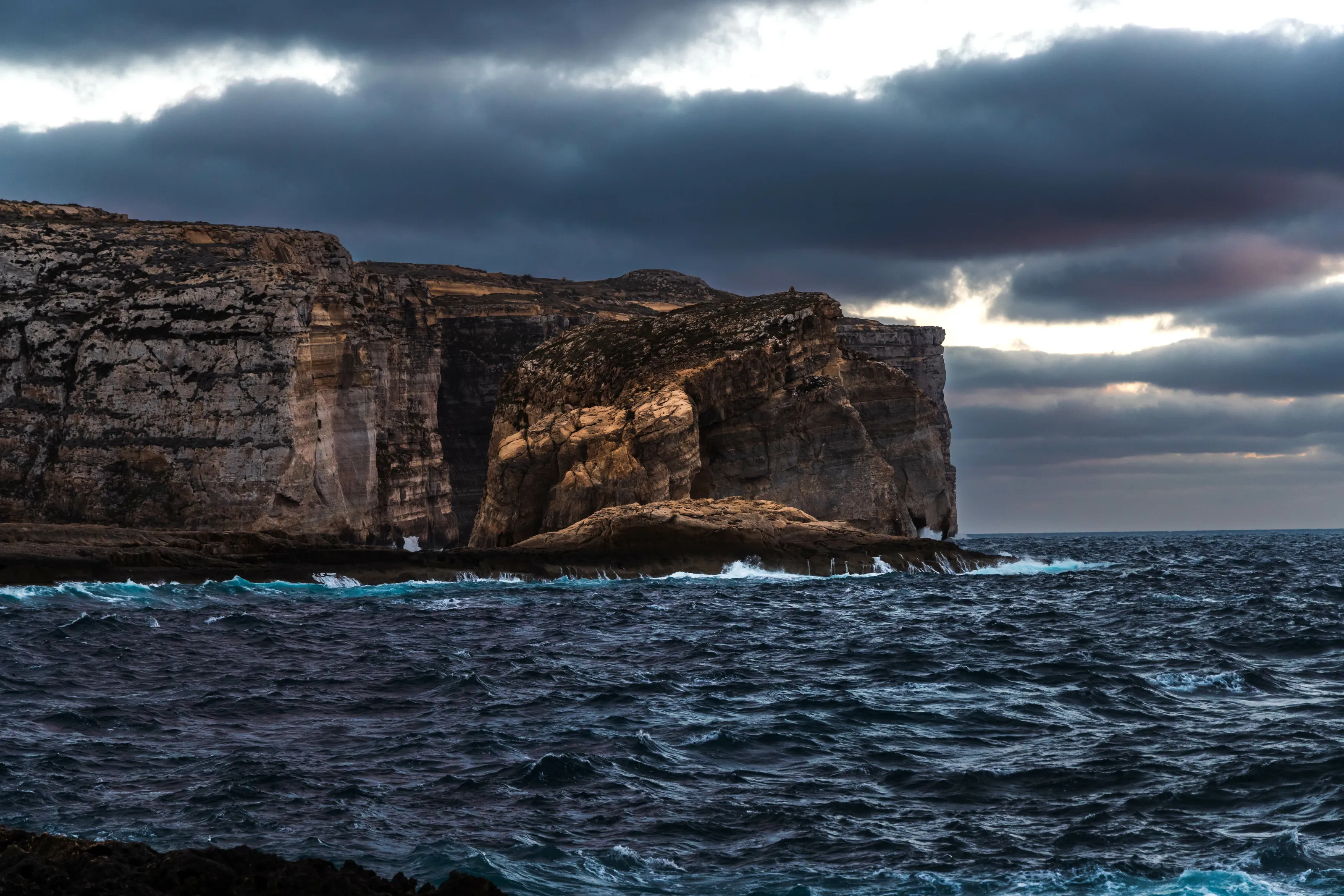 Battered by the storm