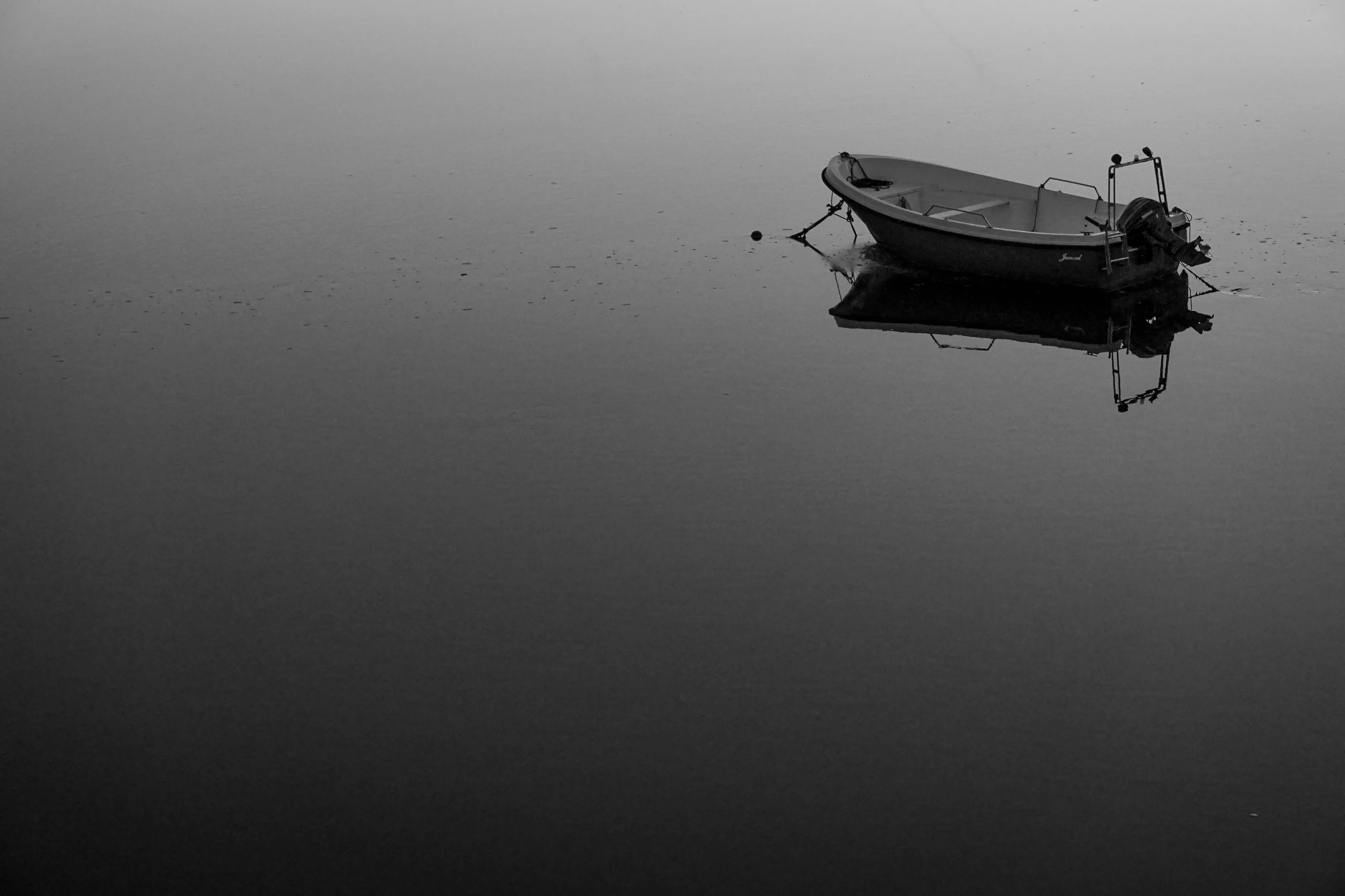 The lonely boat