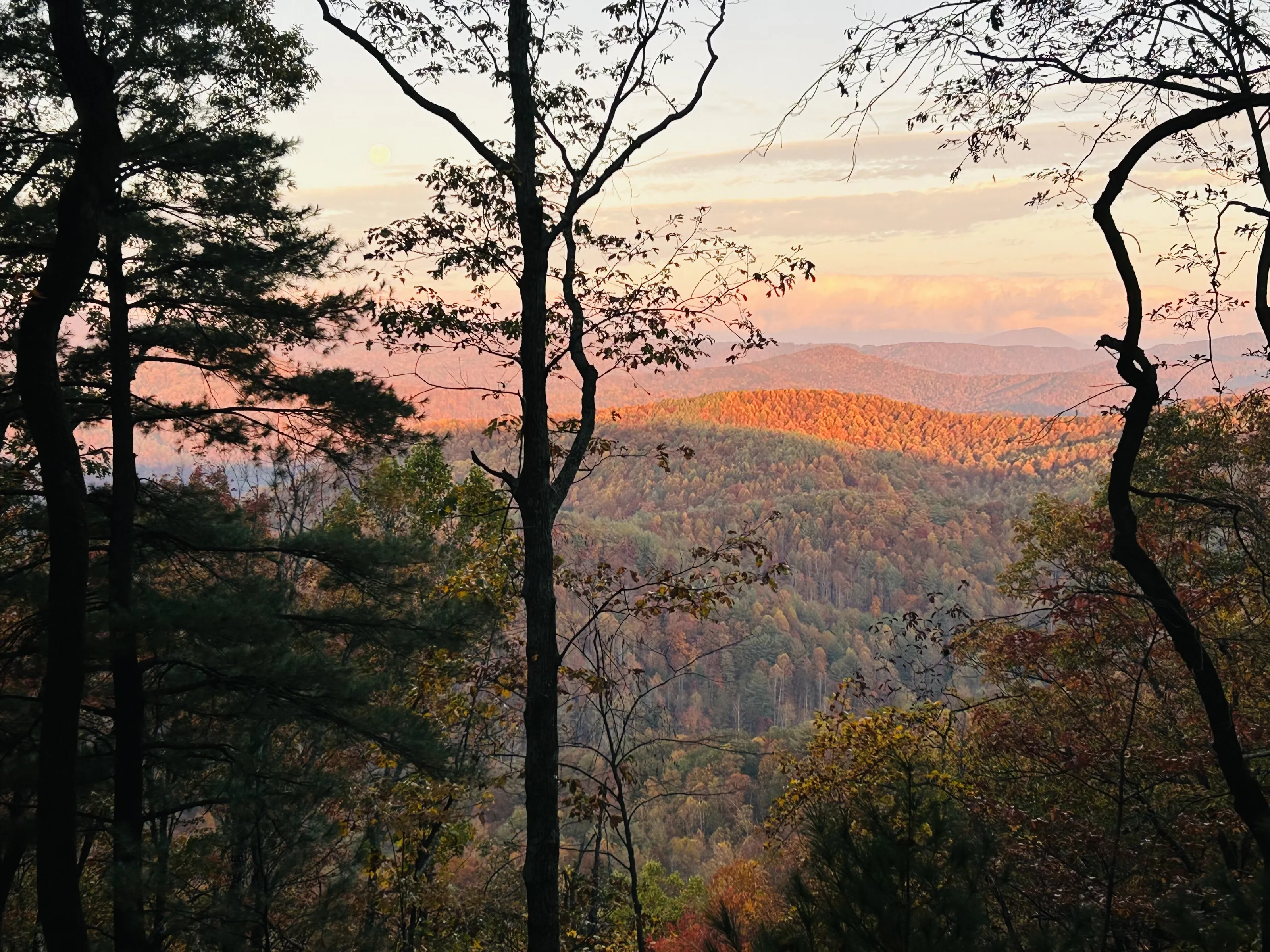 Sunrise over Mountains