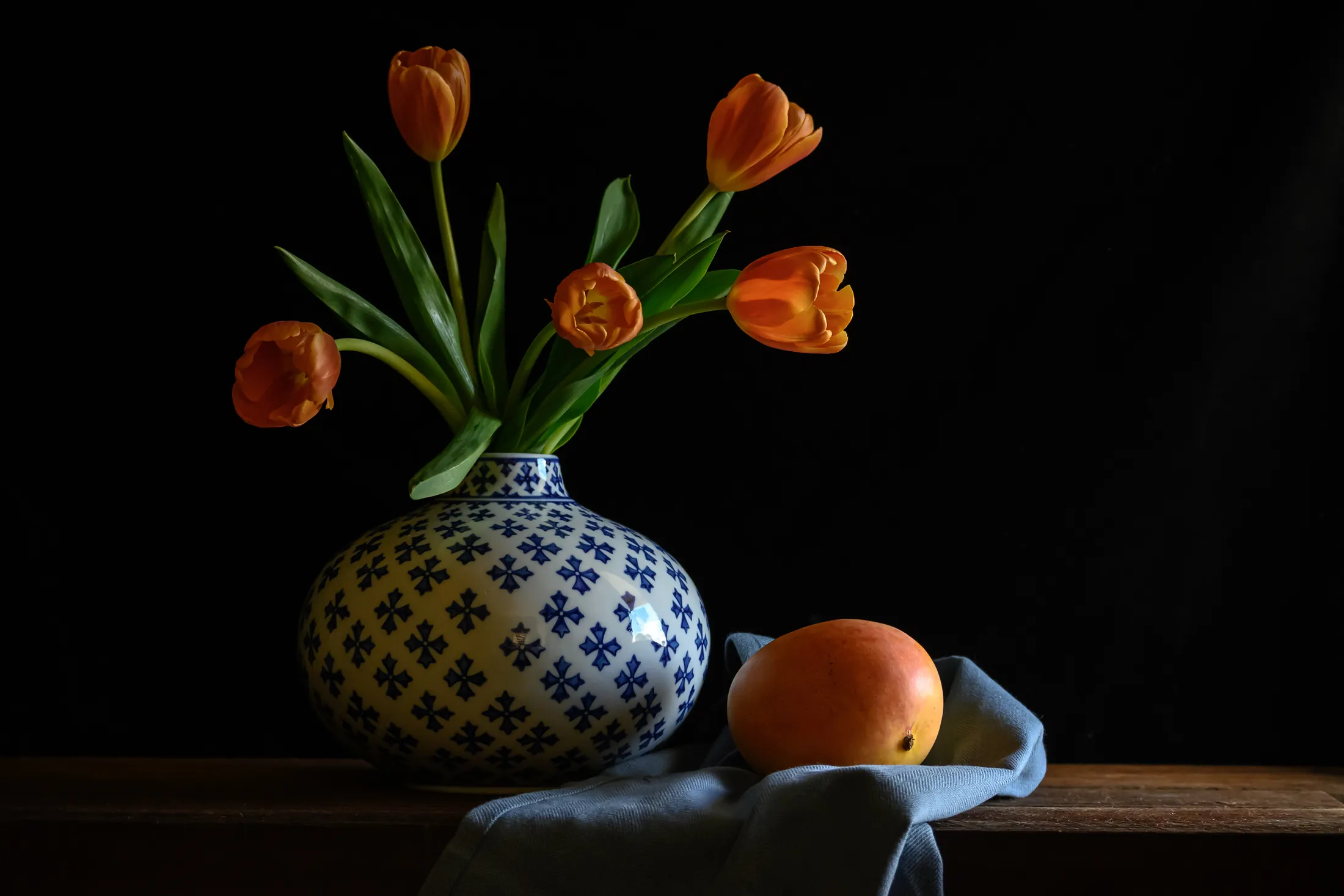 Tulips with Mango