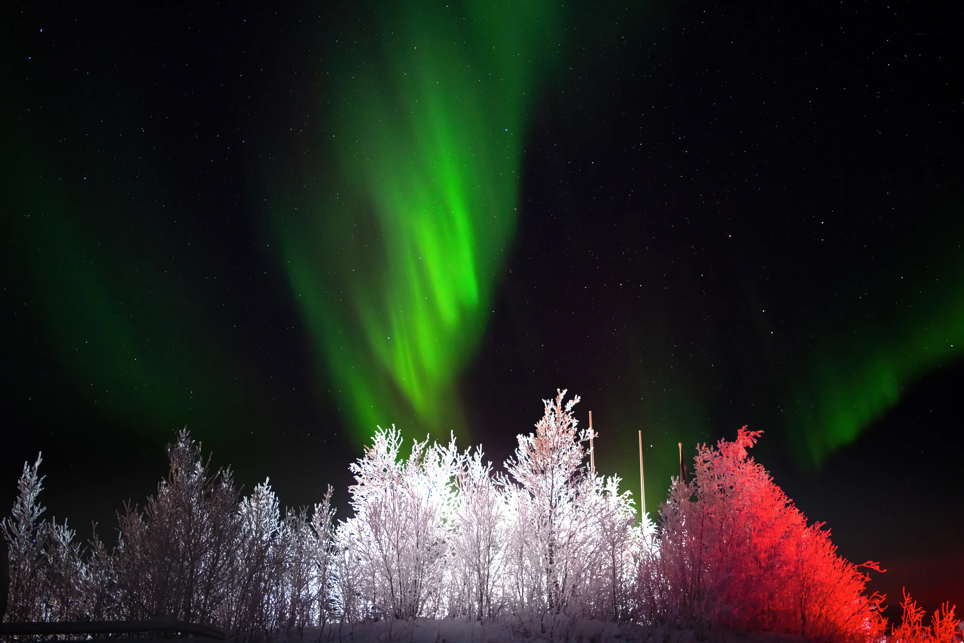Italian Flag Aurora
