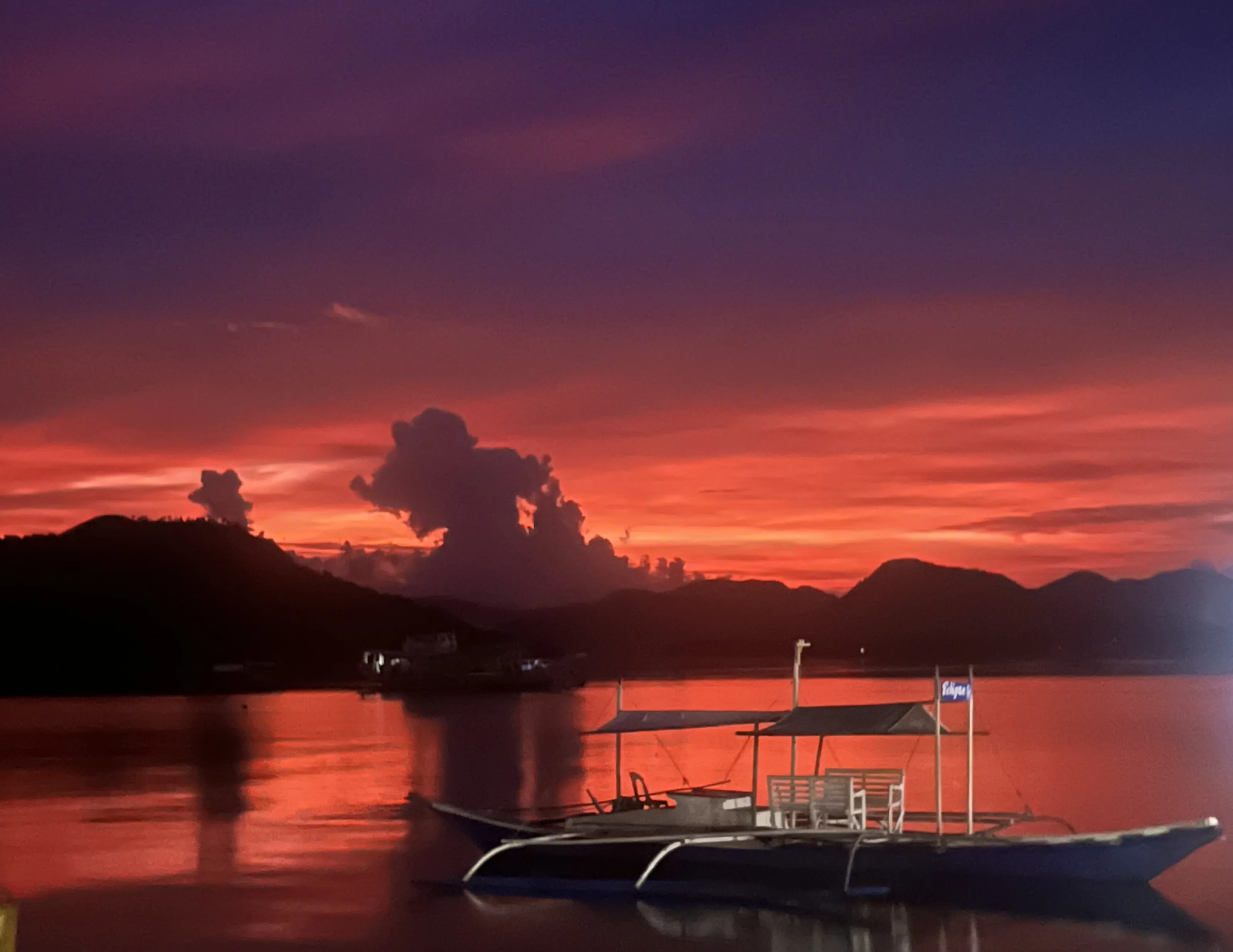 Sunset on Discovery Island