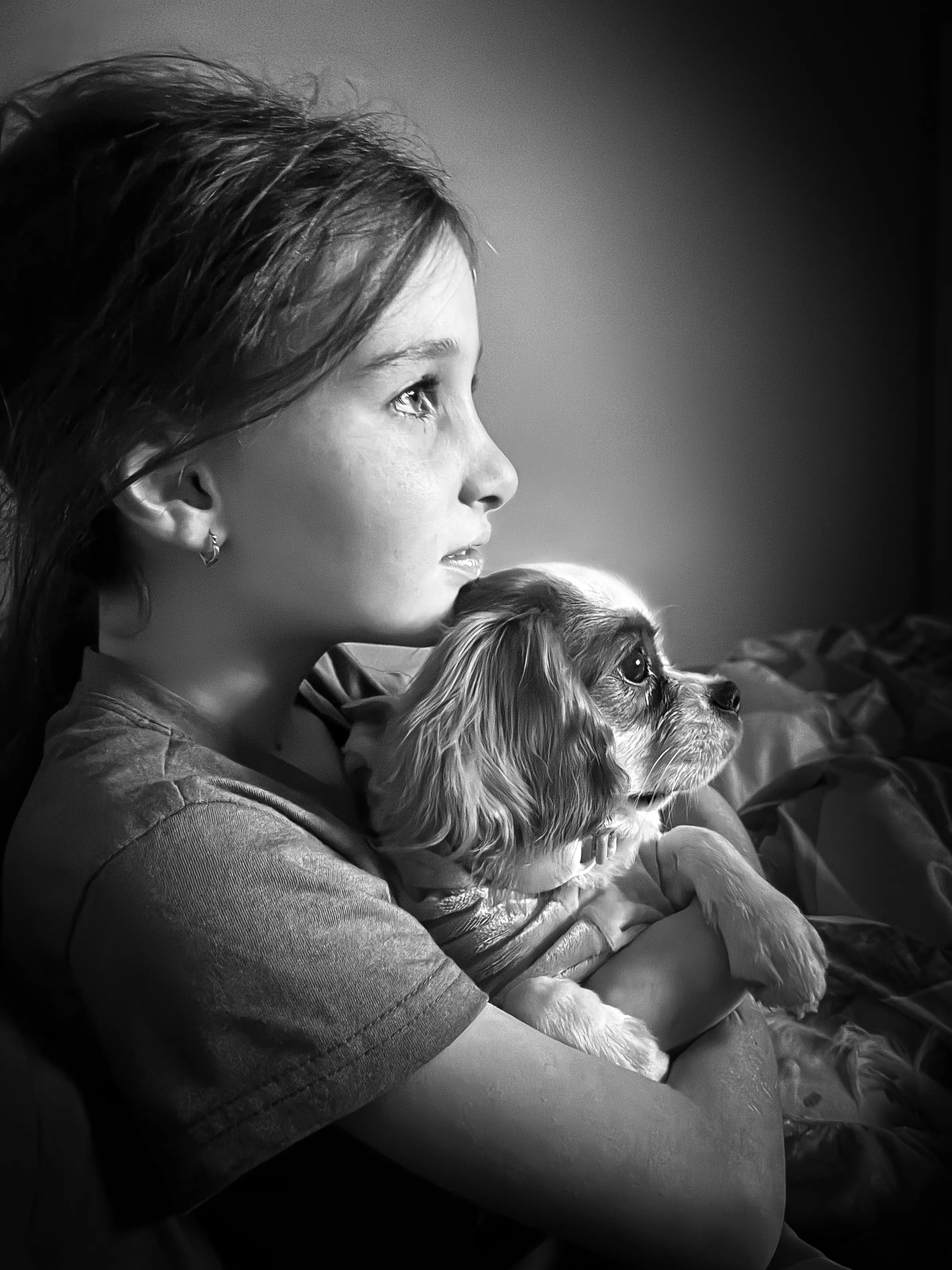 A Girl and Her Dog