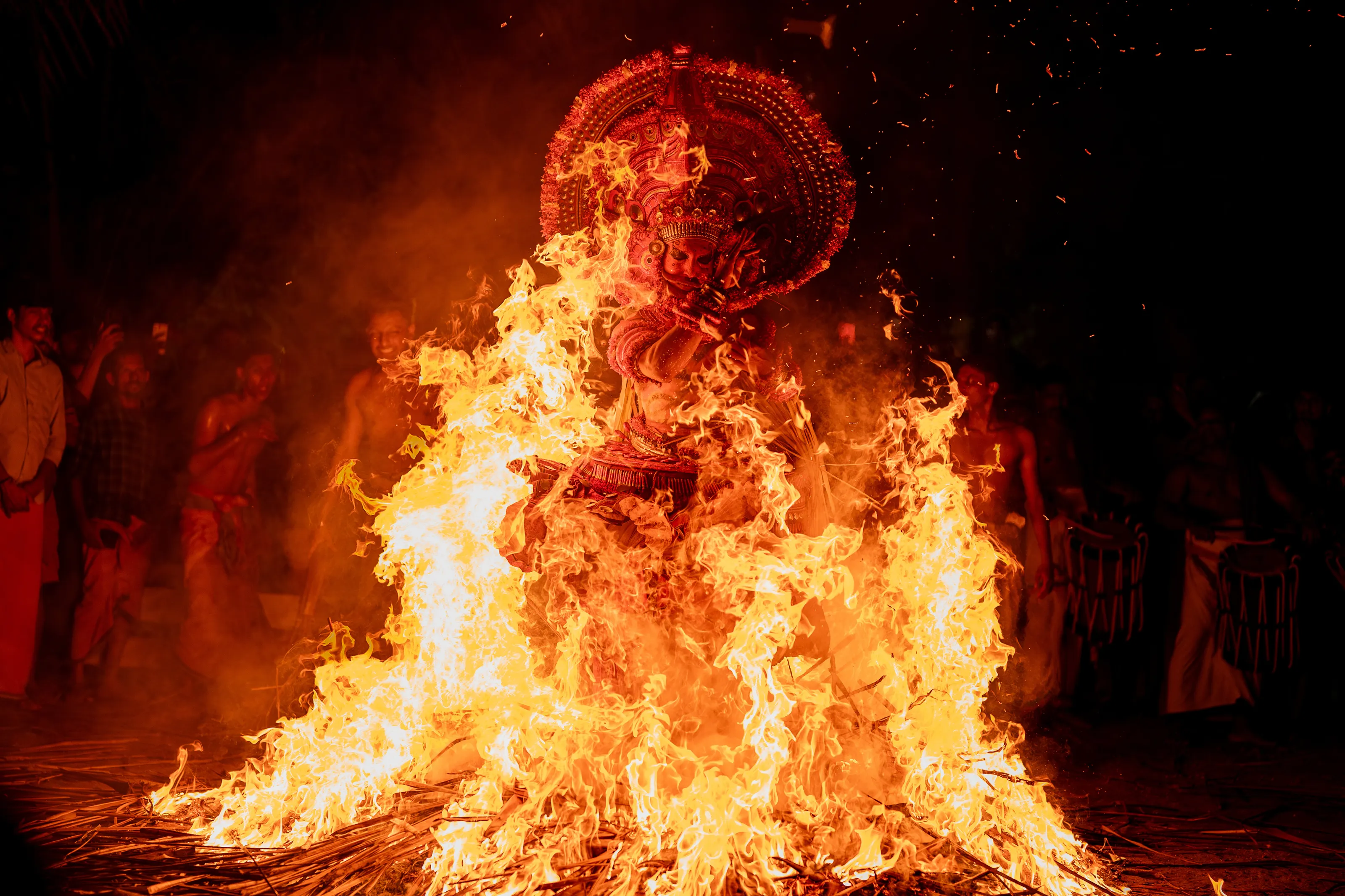 Embers of Tradition: The Fiery Elegance of Kandanar Kelan Theyyam