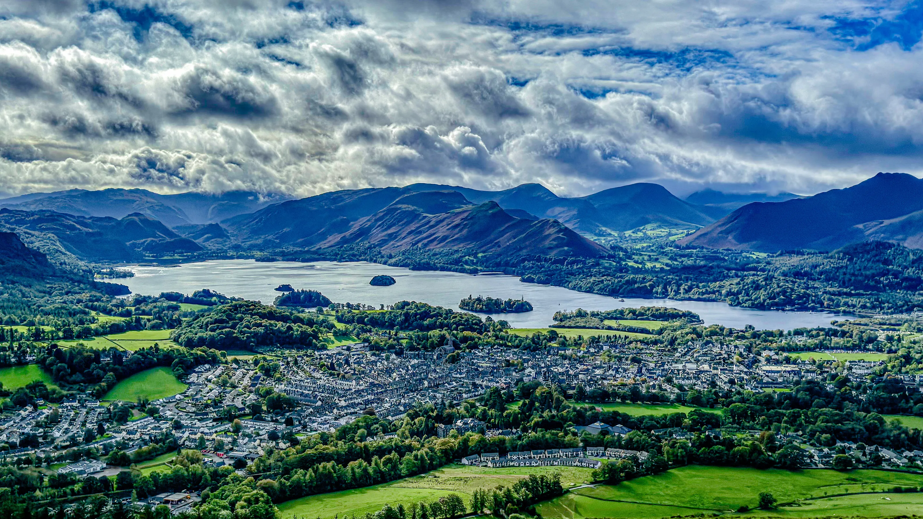 Latrigg Fell overlooking Keswick