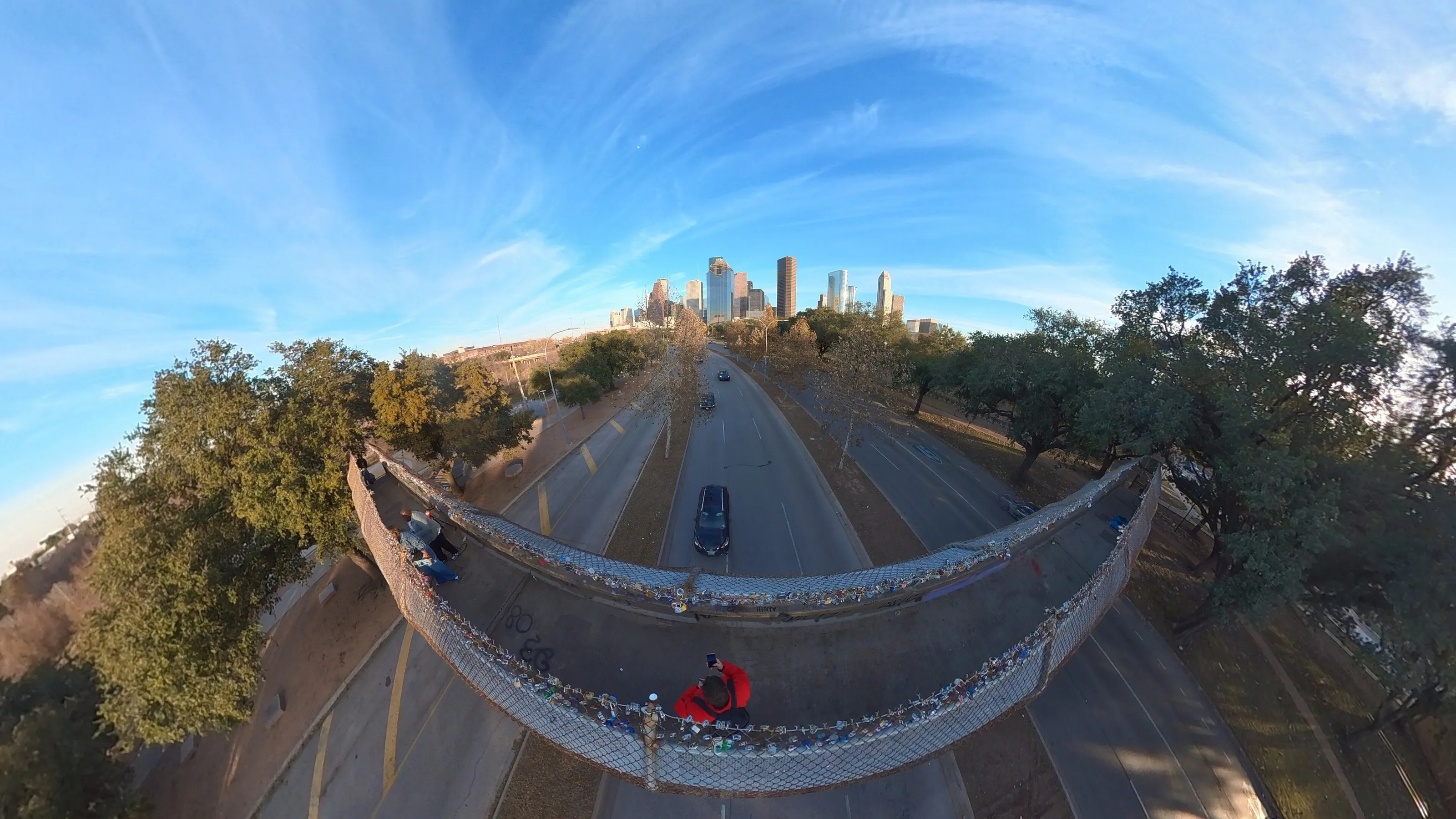 Allen parkway smiling