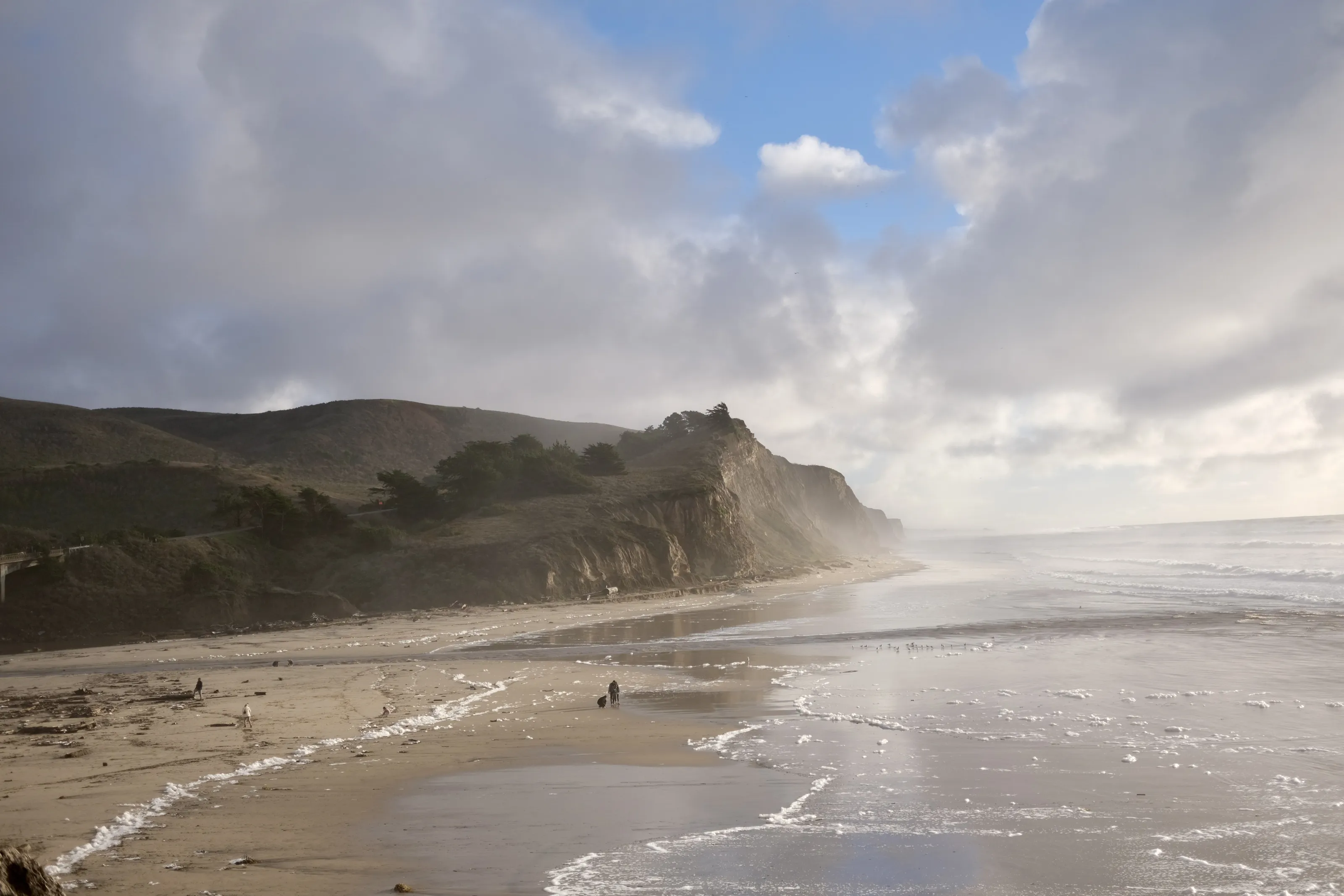 After a storm, Half Moon Bay.