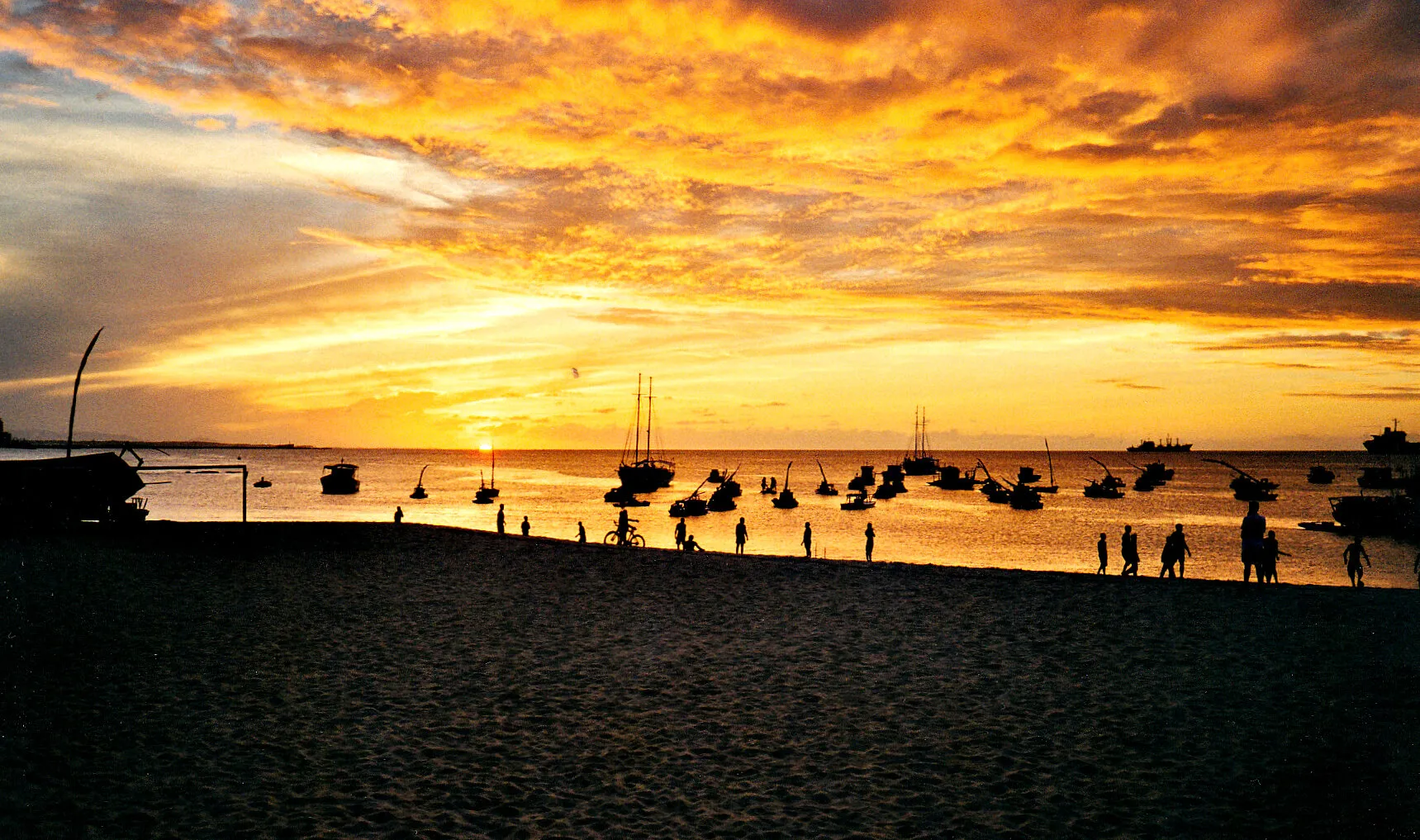 Golden beach