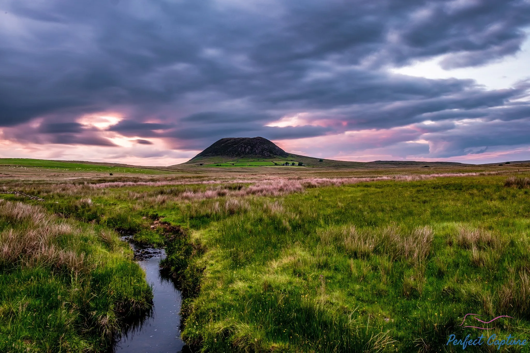 Sunset at Slemish Mountain