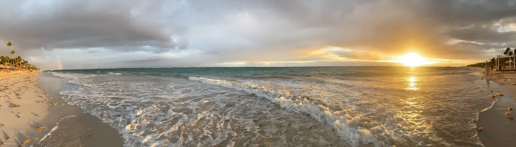 rainbows and sunsets