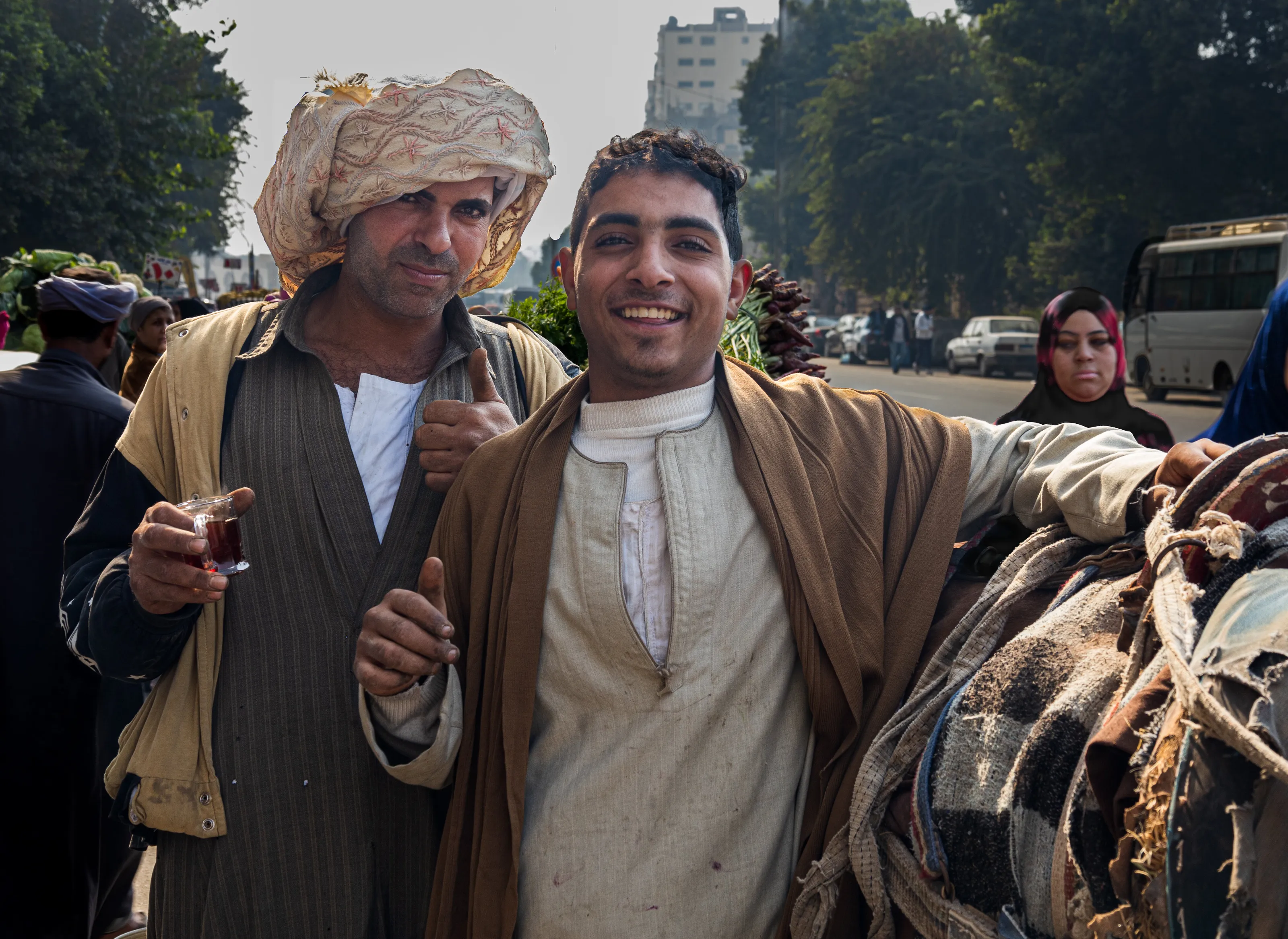 Cairo market sellers
