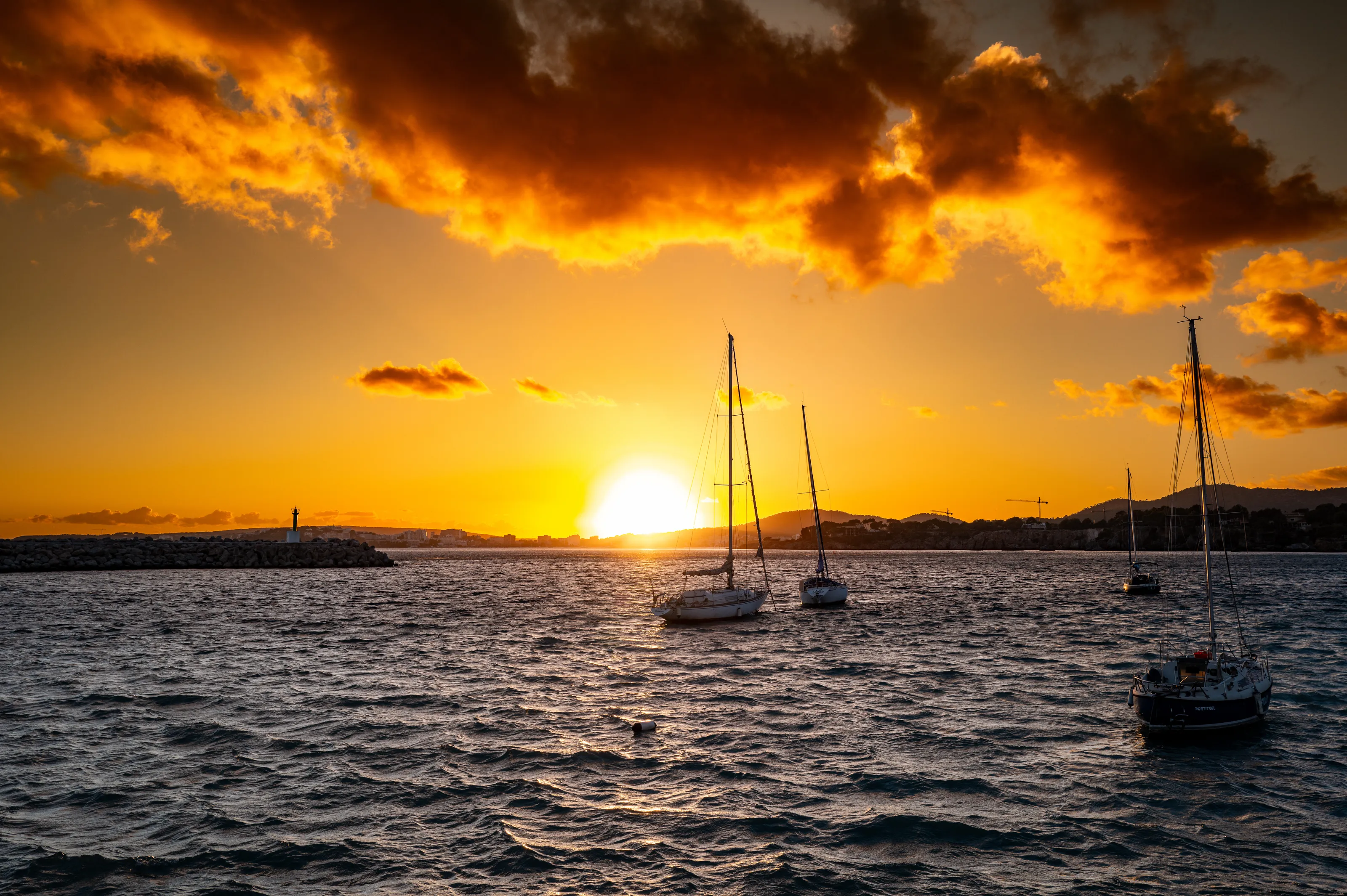 sunset puerto portals