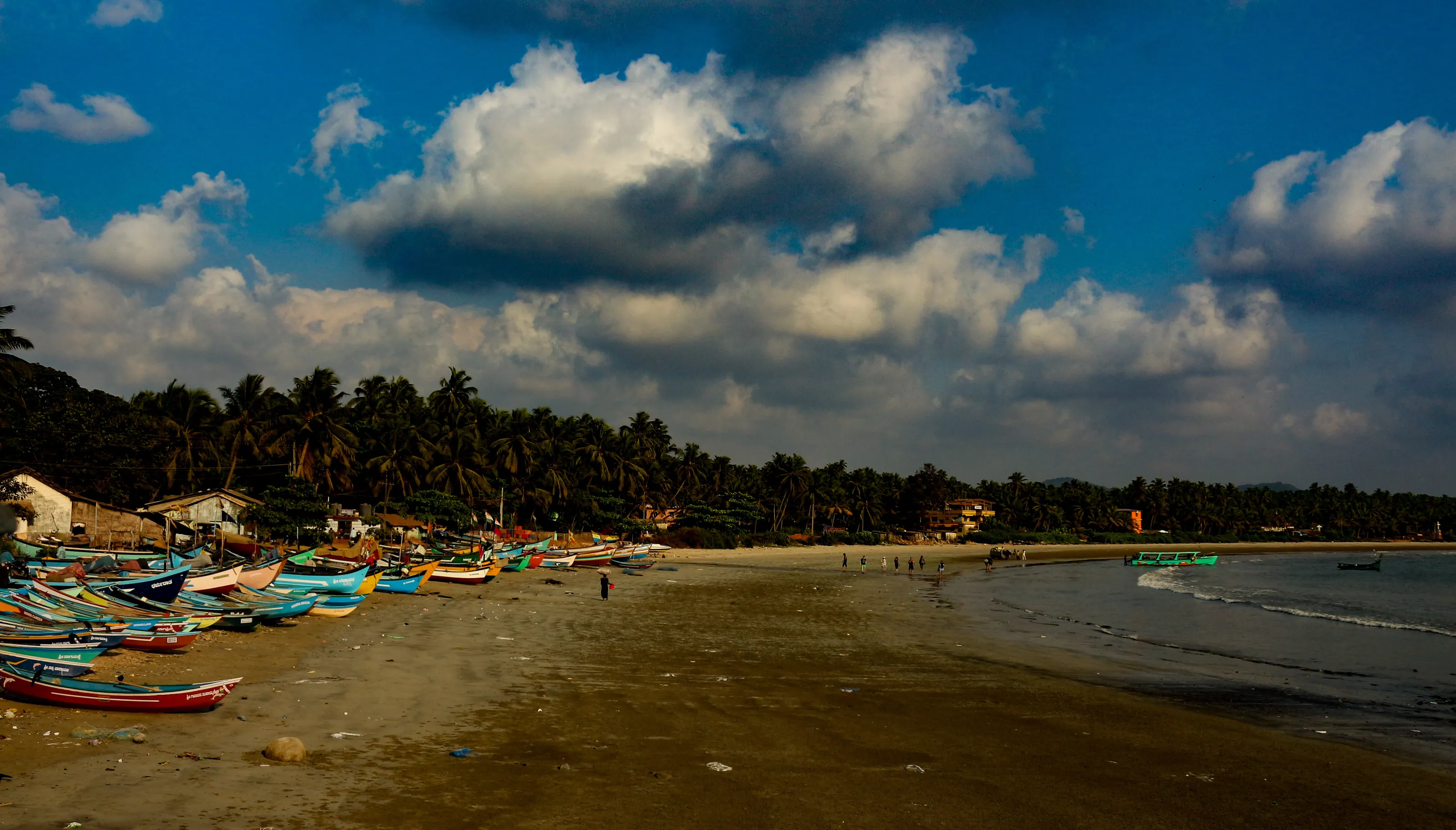 The beach