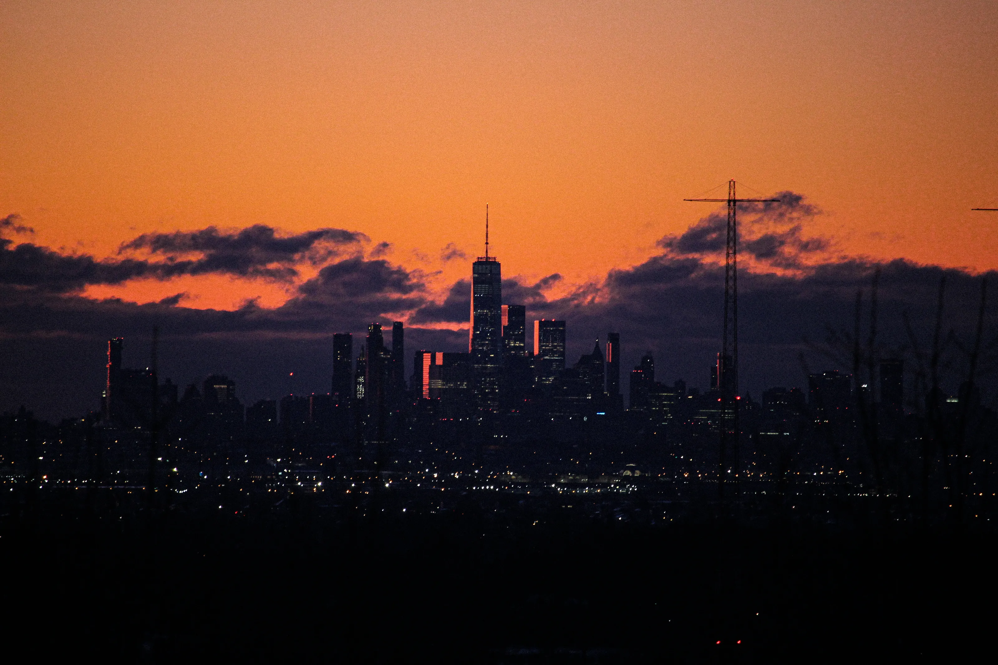 City at sunruse